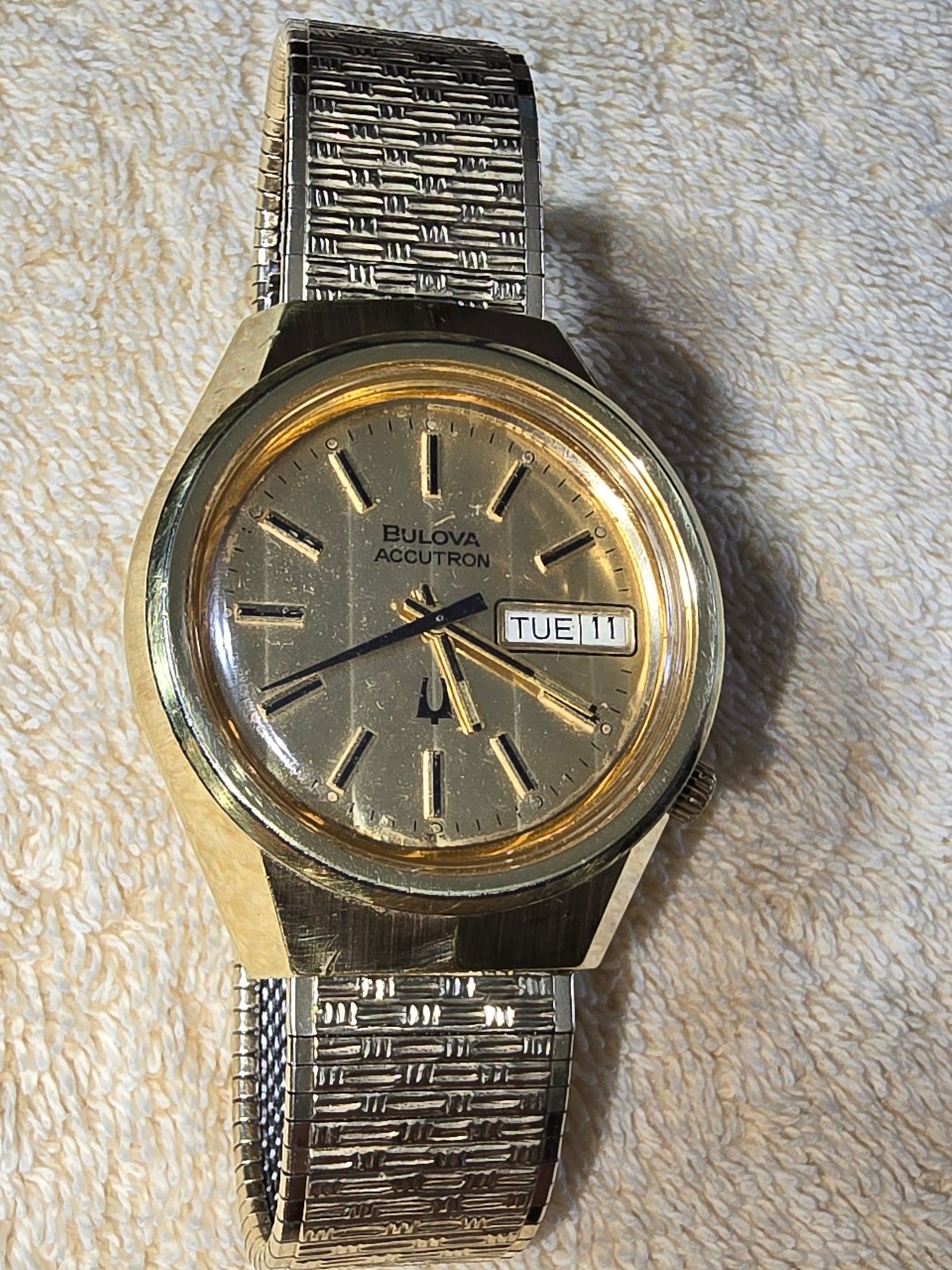 Vintage 70's Bulova Accutron Tuning Fork Wristwatch