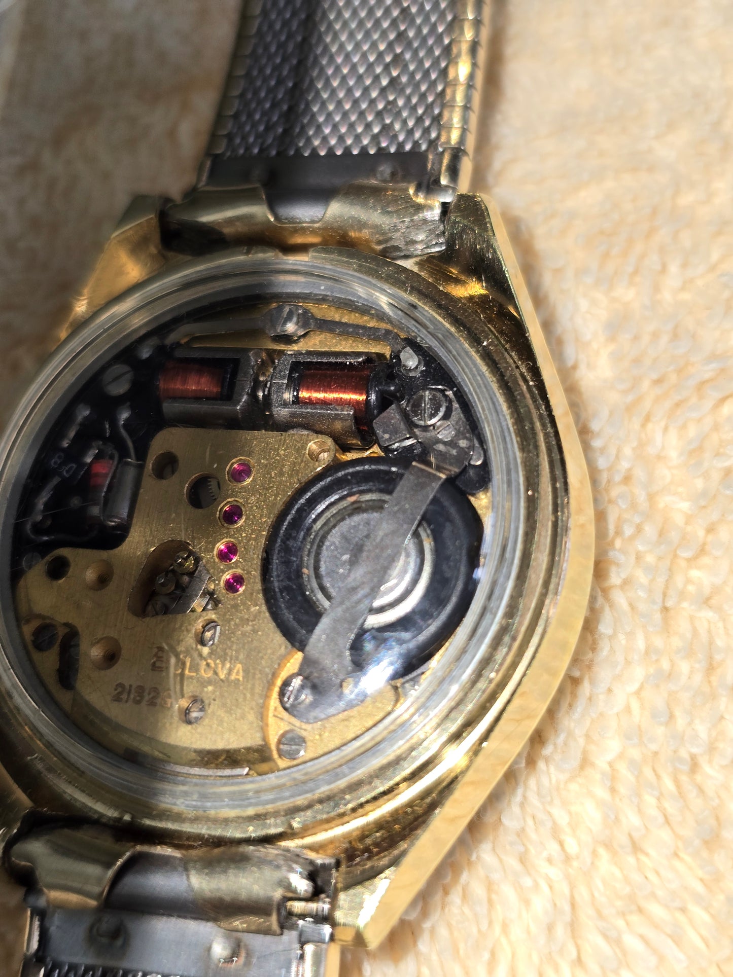Vintage 70's Bulova Accutron Tuning Fork Wristwatch