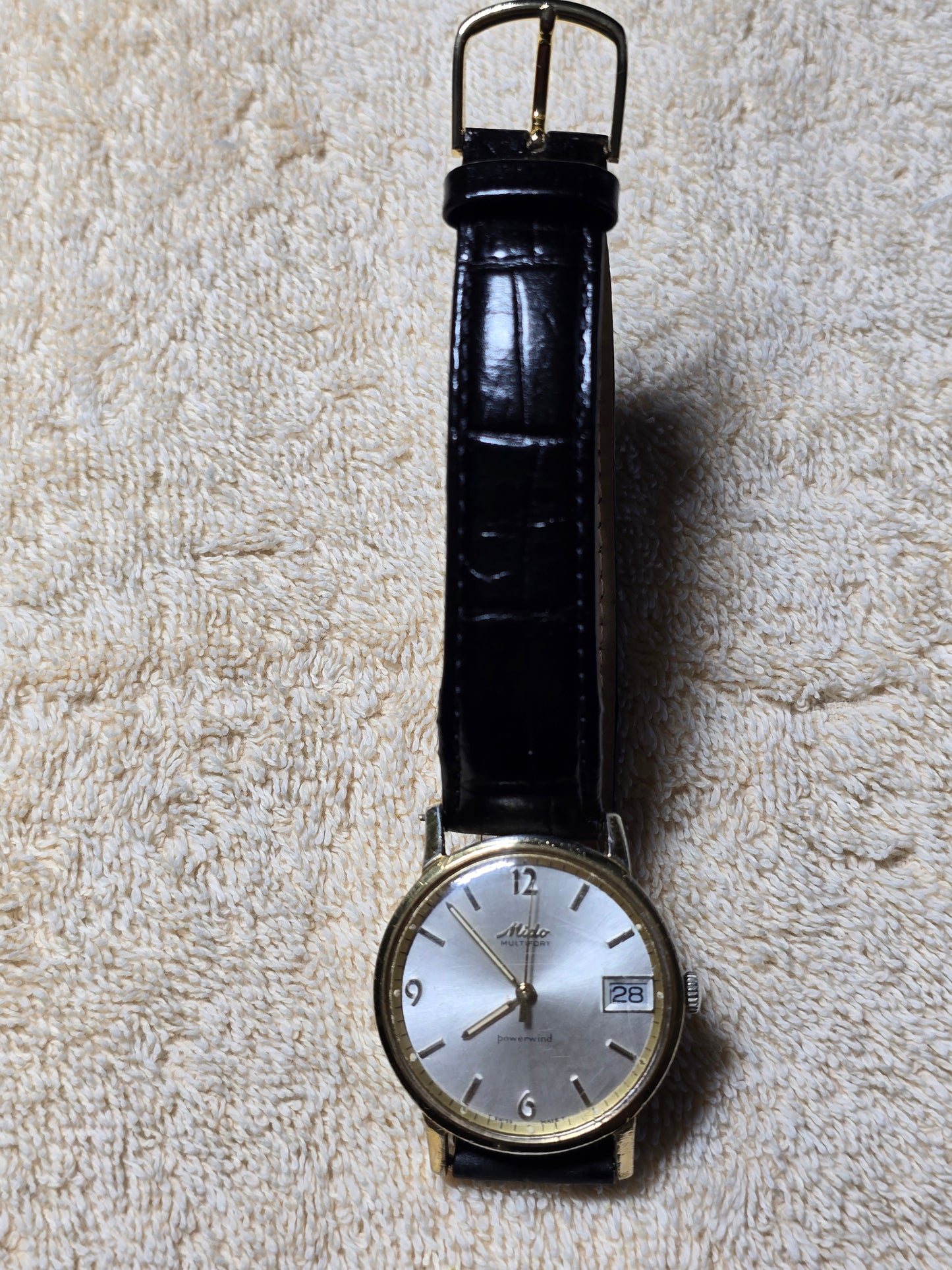 Vintage Mido Multifort Powerwind automatic wristwatch