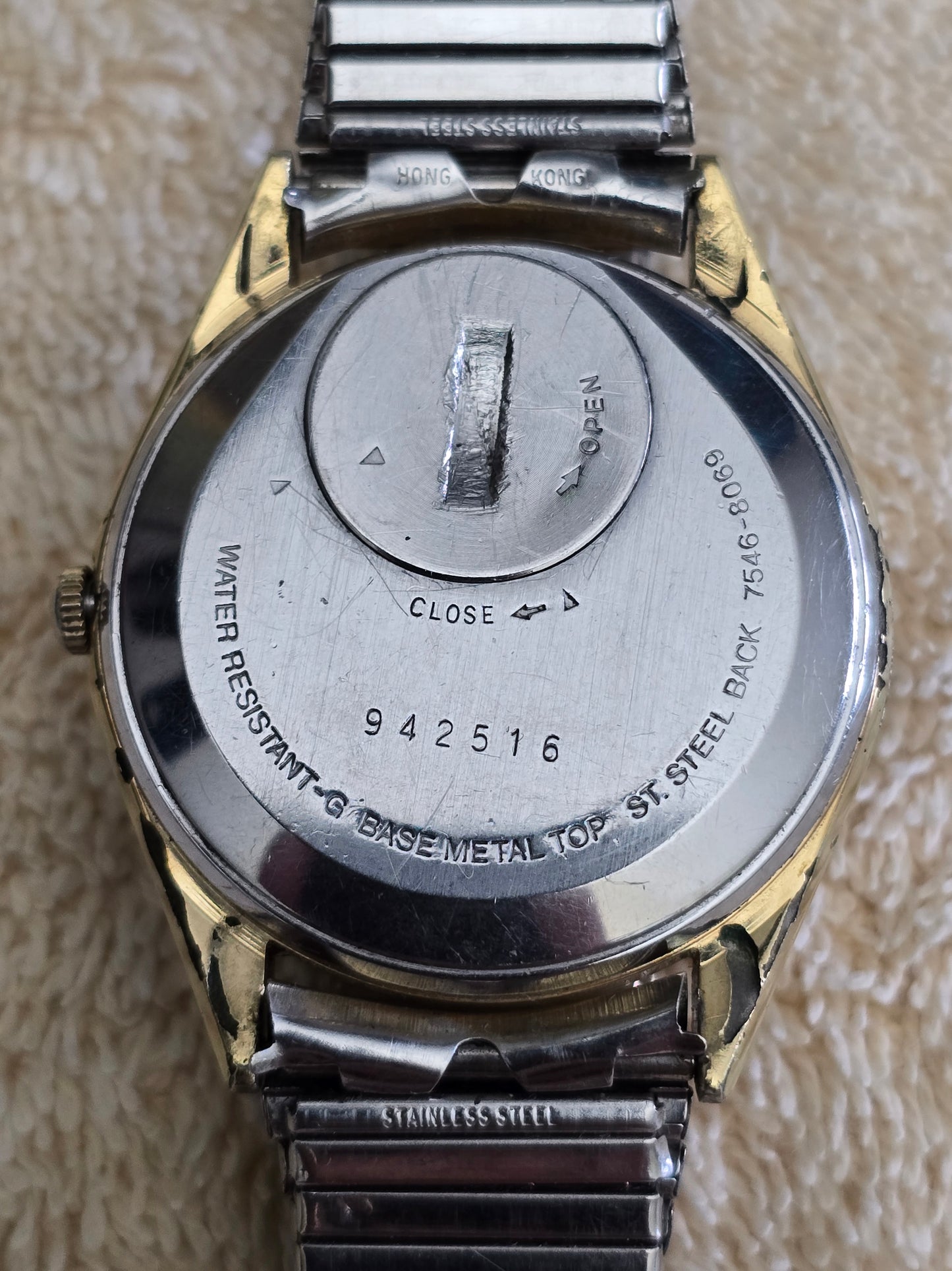 Vintage Seiko SQ 7546-8069 Railroad approved Day date