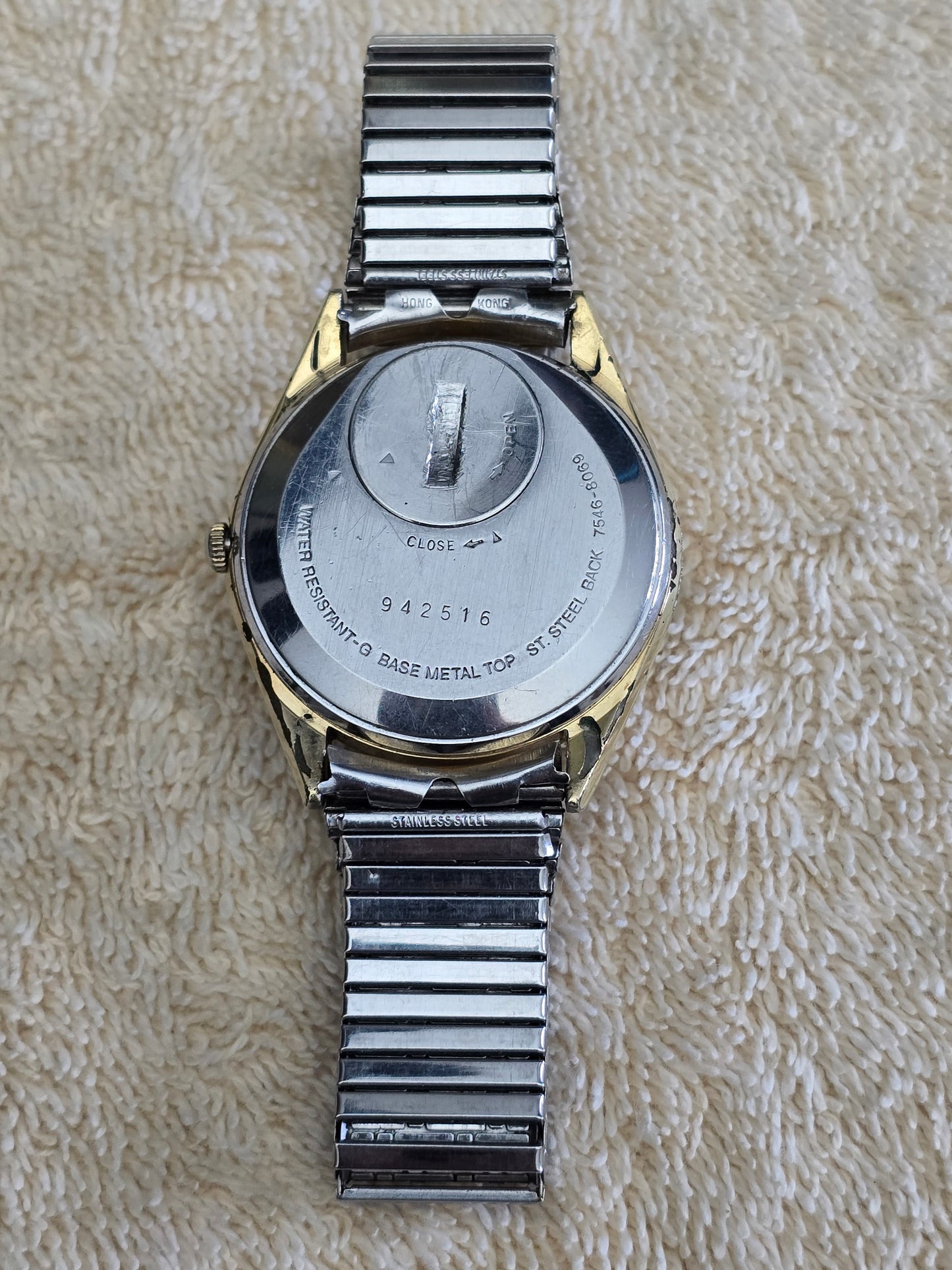 Vintage Seiko SQ 7546-8069 Railroad approved Day date