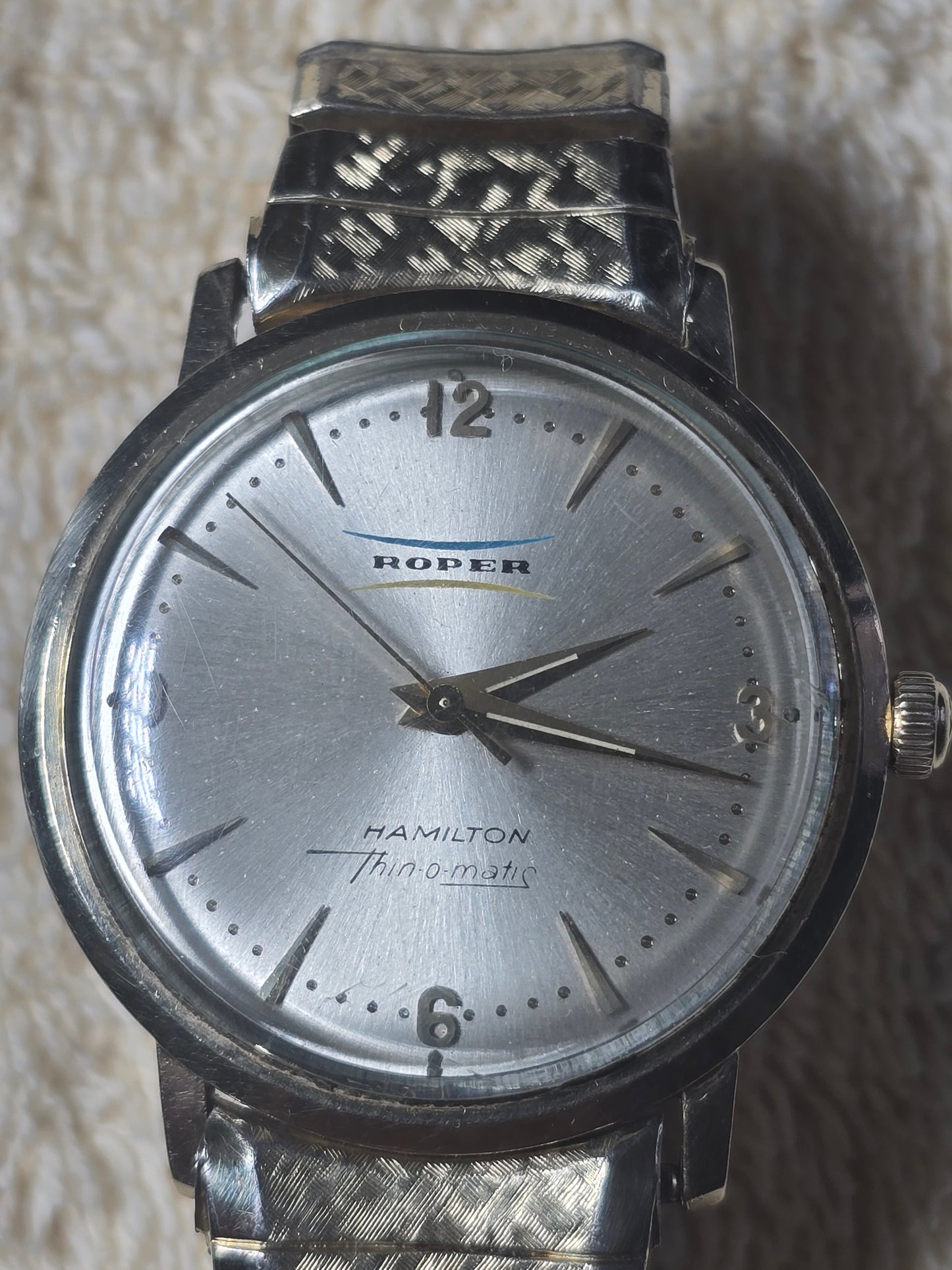 Vintage Hamilton thin-o-matic 10kgp automatic wristwatch