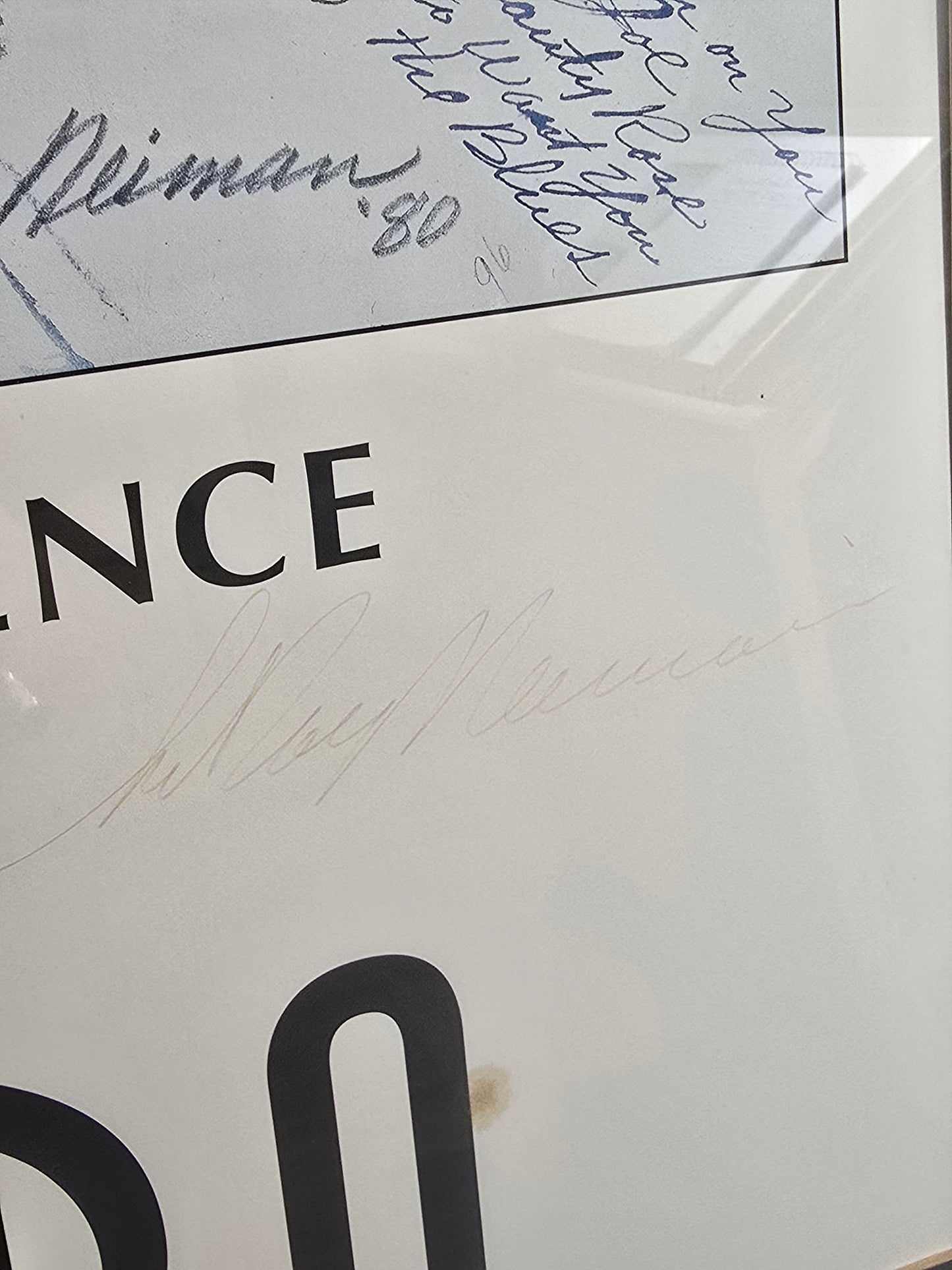 Vintage Leroy Neiman signed Frank Sinatra the Conference poster with COA
