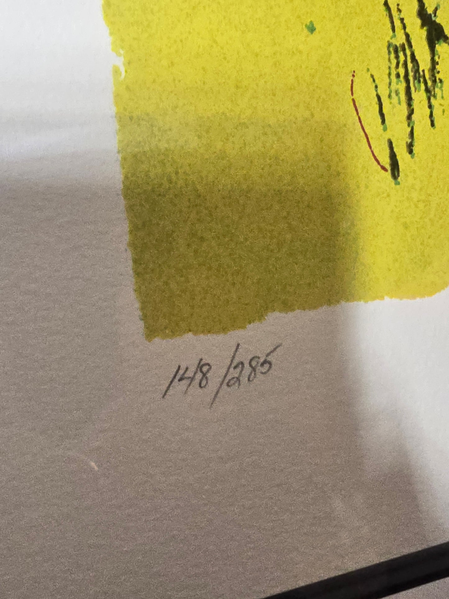 vintage Leroy Neiman Rhyno limited edition serigraph numbered and signed