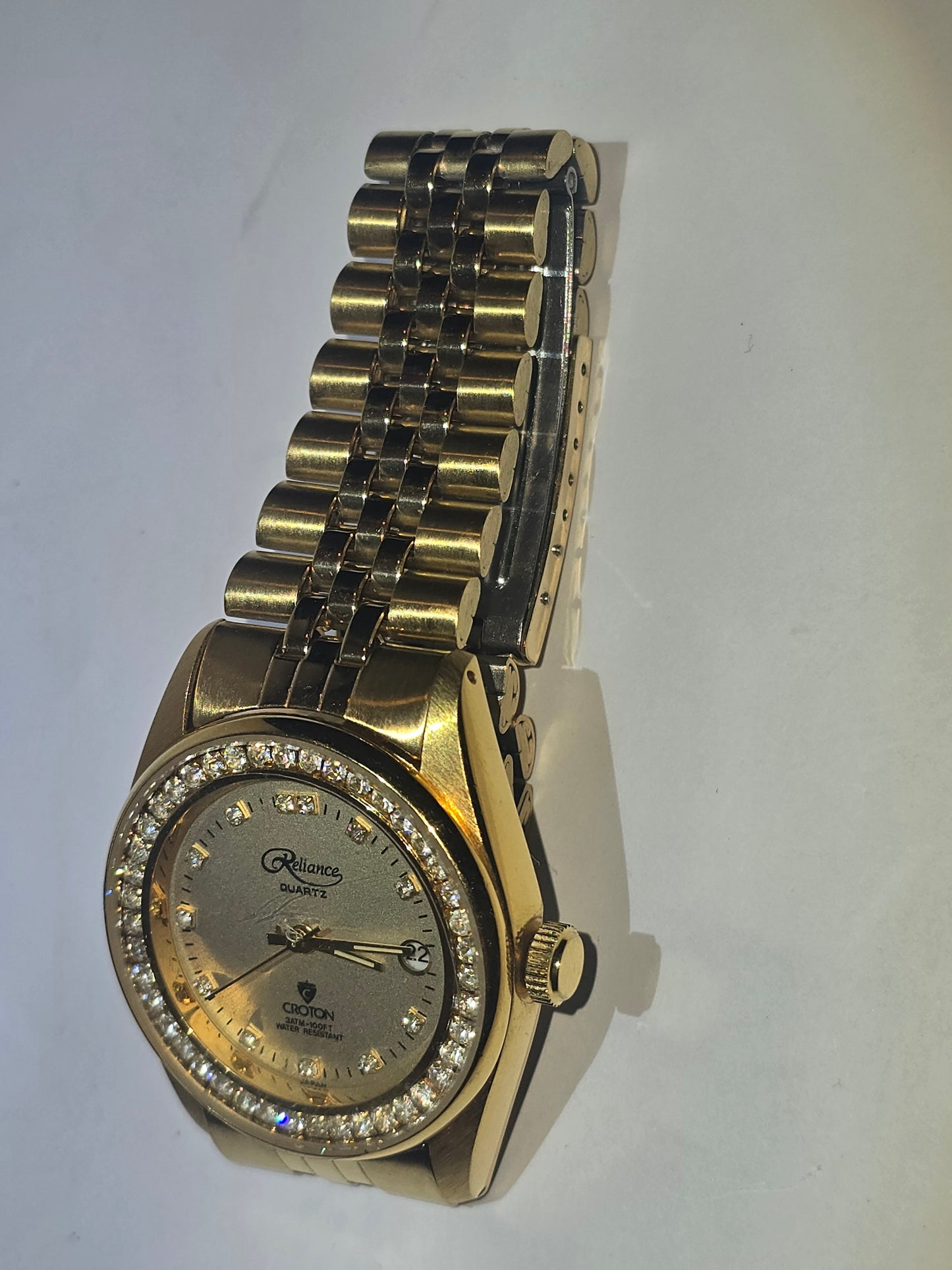 Vintage Reliance by Croton New Old Stock Men's Date Watch.