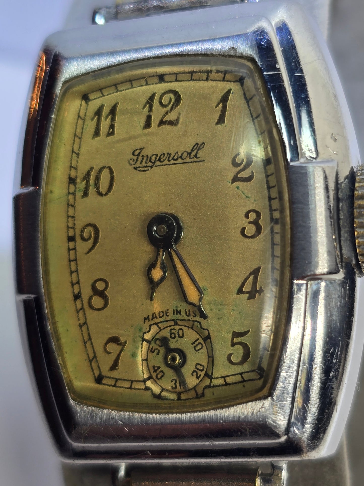Vintage Rare Art Deco 1930'S Ingersoll men's watch