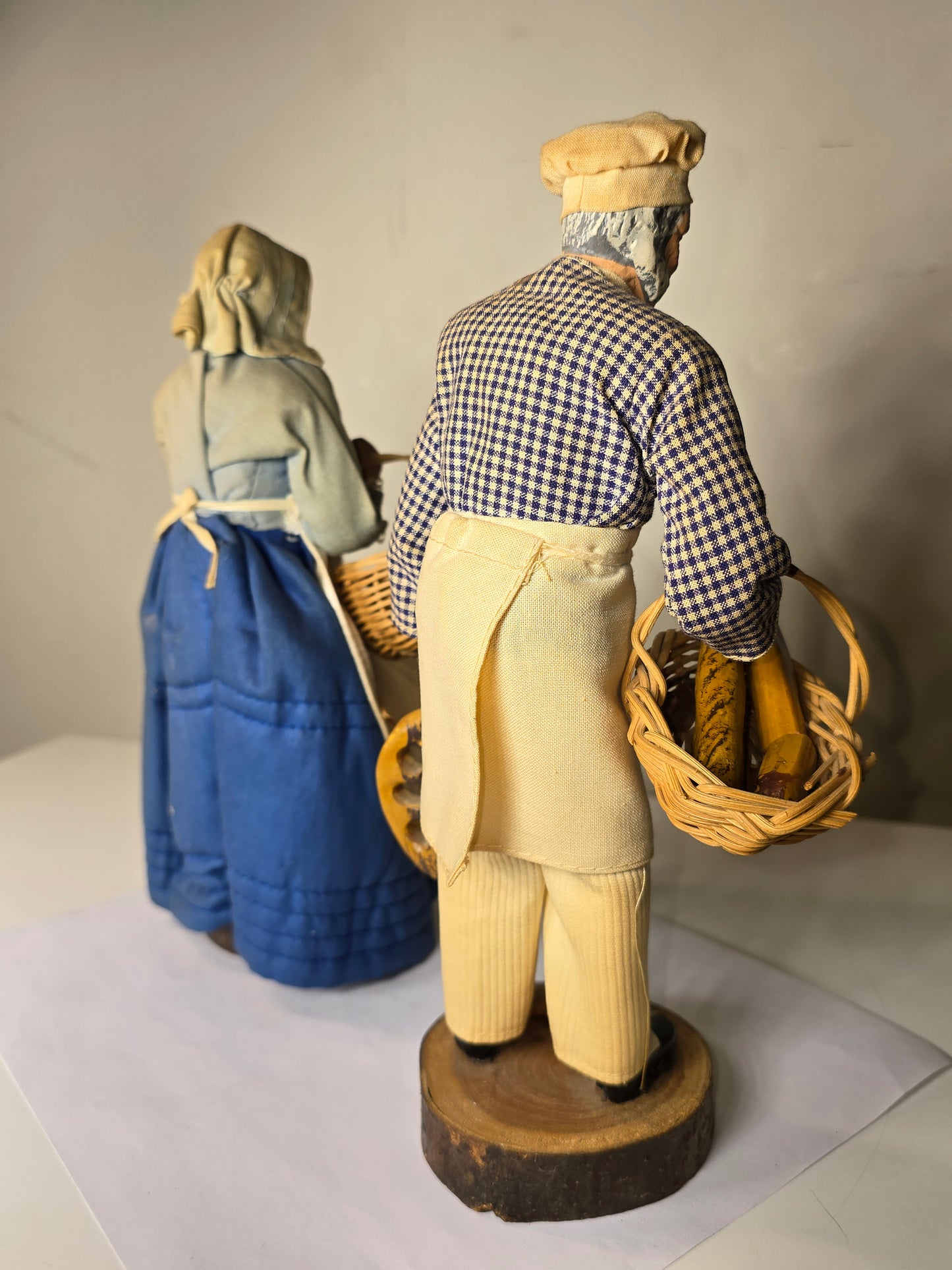 Vintage Santons handmade by(Sylvette Amy) in France figurines