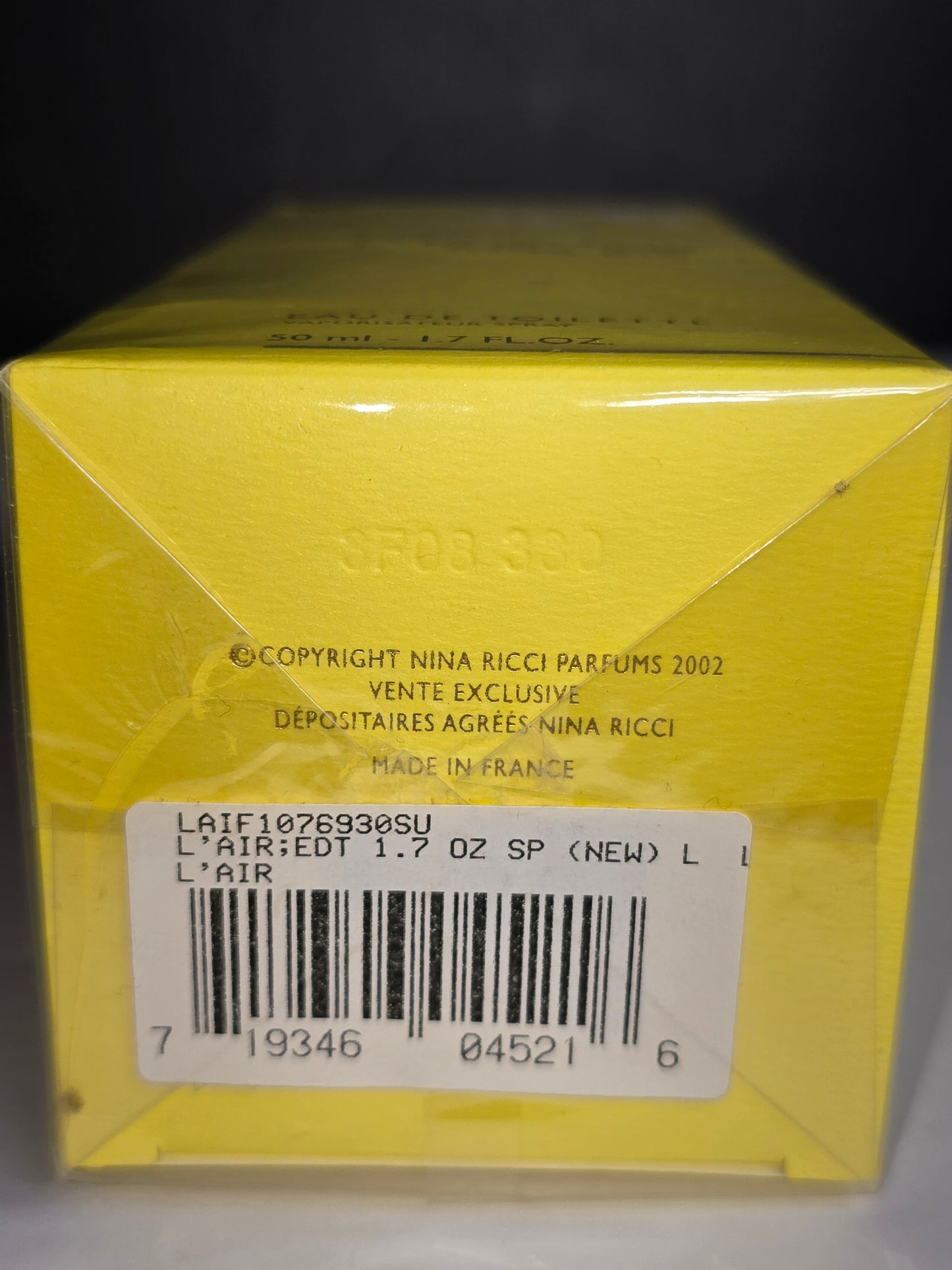 Vintage Nina Ricci L'Air du Temps (EDT) spray New sealed box
