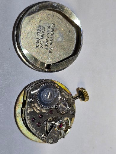 Vintage very rare new old stock Ernest Borel 10kep synchron ladies' watch