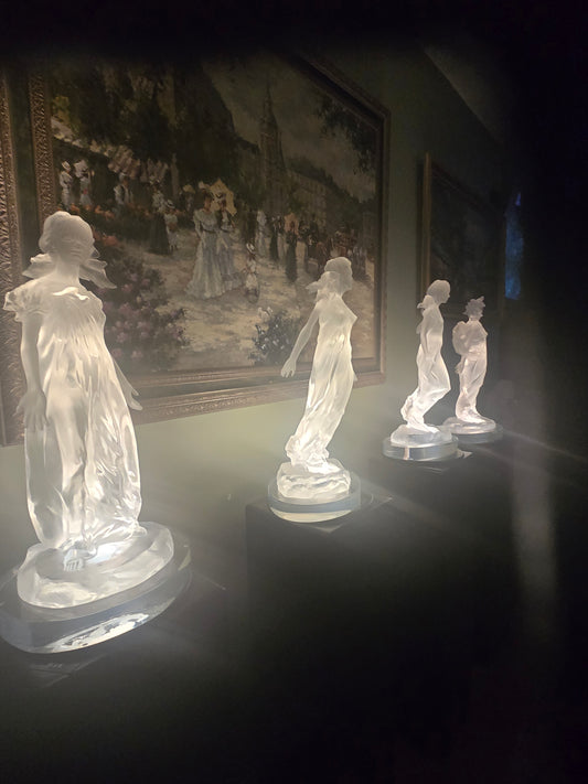 Frederick Hart songs of grace set of four Lucite Sculptures INNOCCENCE, FAITH, BEAUTY AND HOPE
