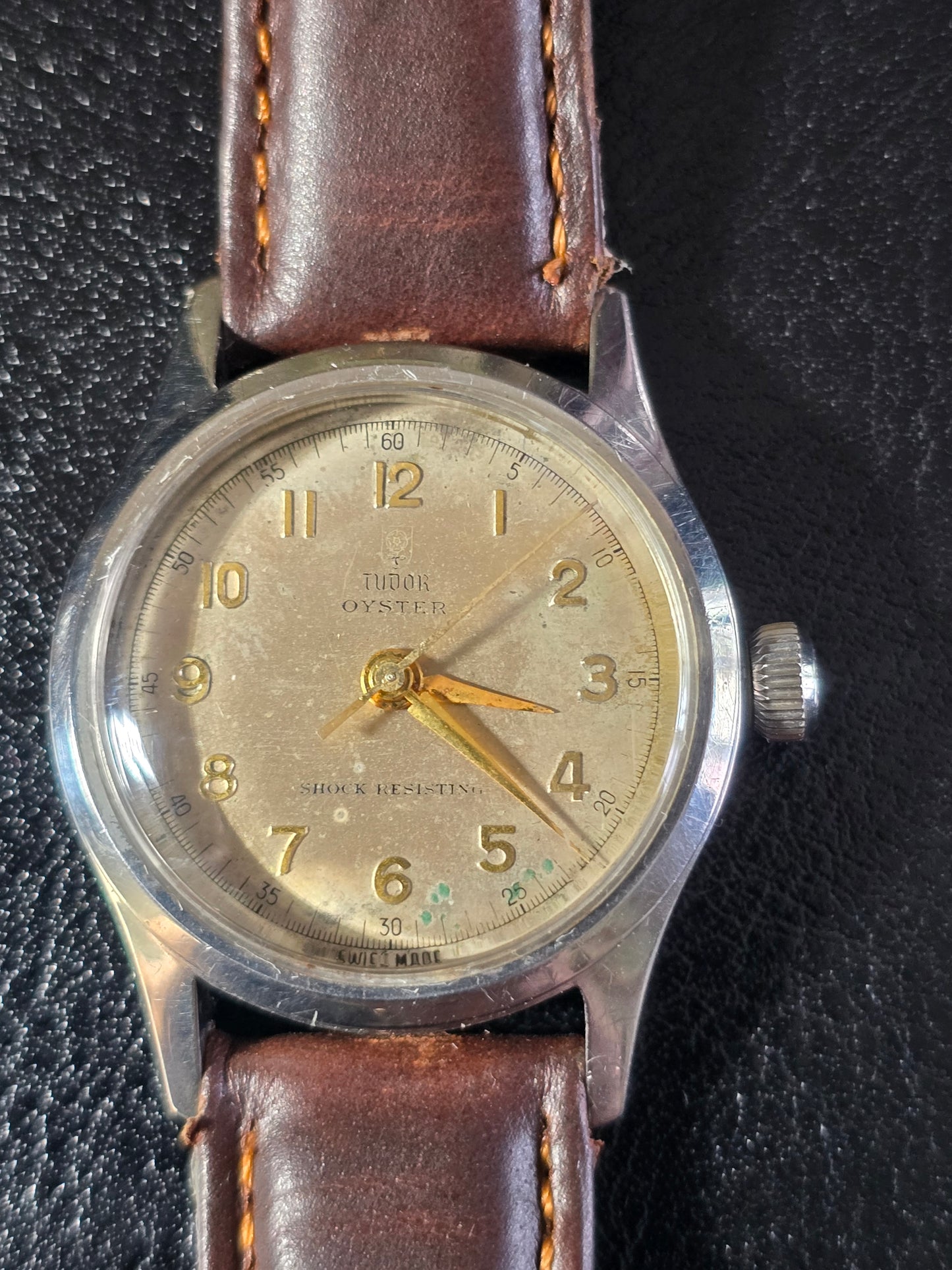 TUDOR VINTAGE 1940'S ERA OYSTER WRISTWATCH  REF 4453