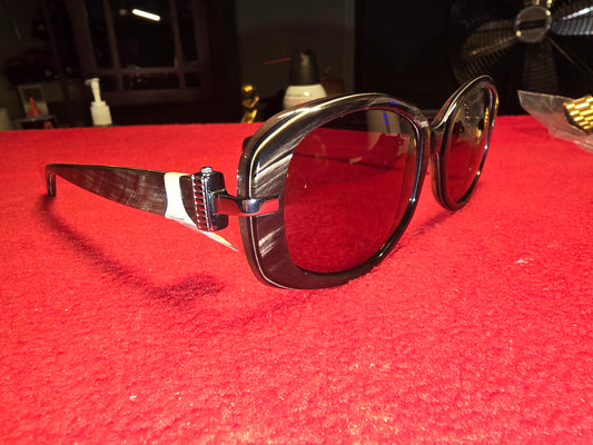 VINTAGE NEW MORGENTHAL FREDERICS HORN SUNGLASSES. "RARE' "RETRO" "UNIQUE"