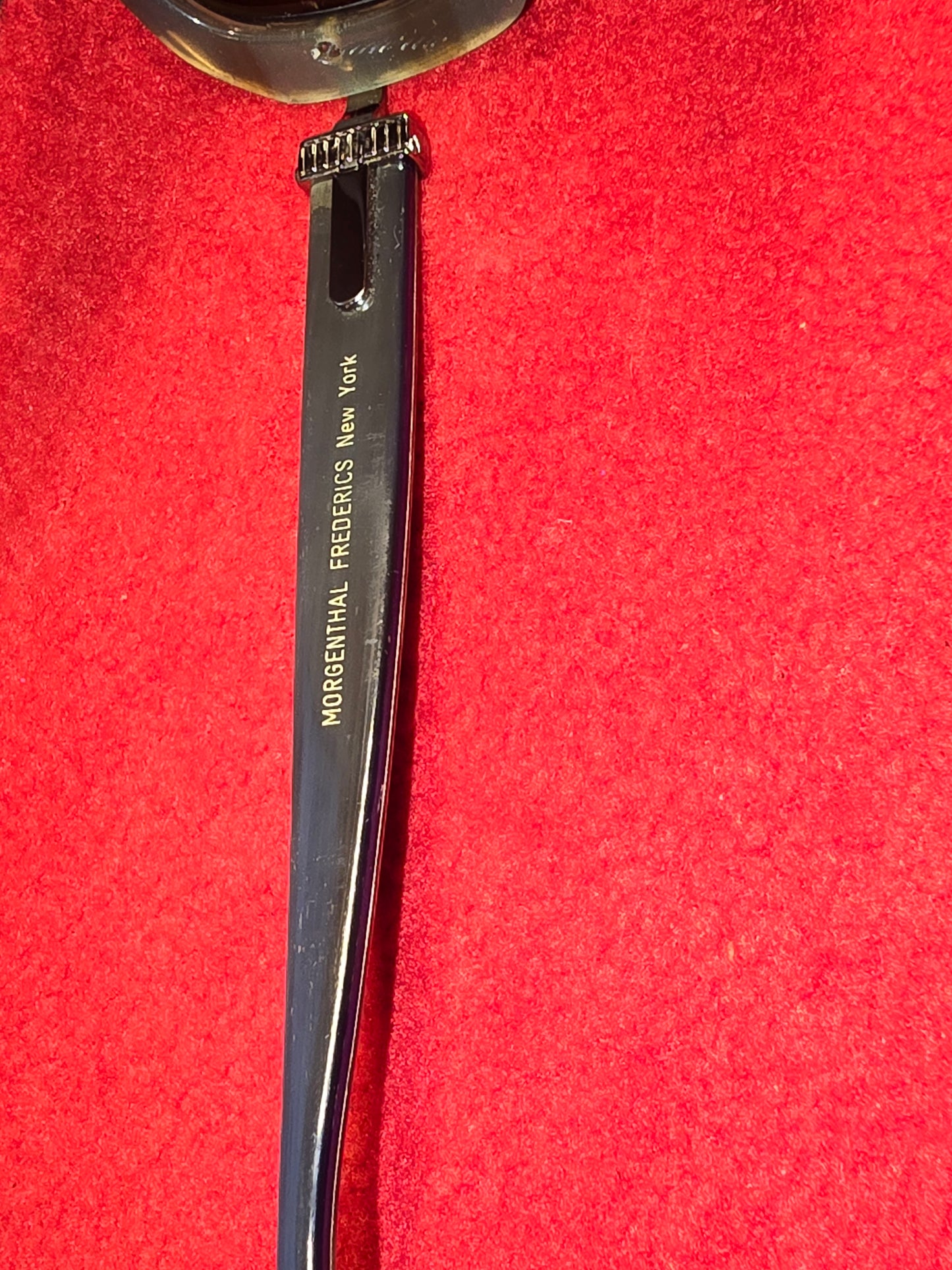 VINTAGE NEW MORGENTHAL FREDERICS HORN SUNGLASSES. "RARE' "RETRO" "UNIQUE"