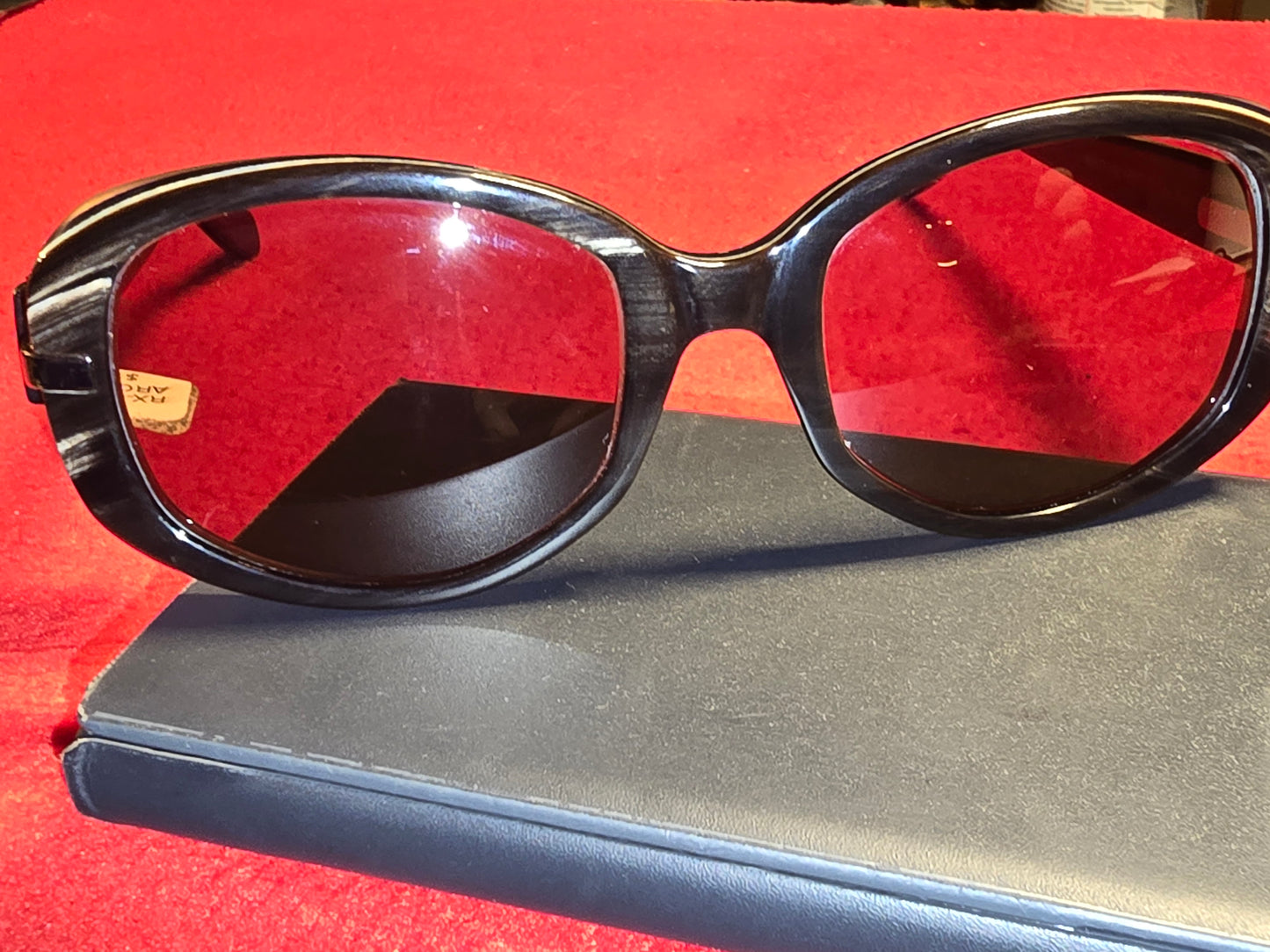 VINTAGE NEW MORGENTHAL FREDERICS HORN SUNGLASSES. "RARE' "RETRO" "UNIQUE"