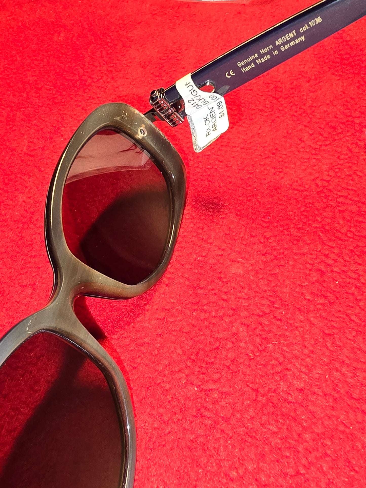 VINTAGE NEW MORGENTHAL FREDERICS HORN SUNGLASSES. "RARE' "RETRO" "UNIQUE"