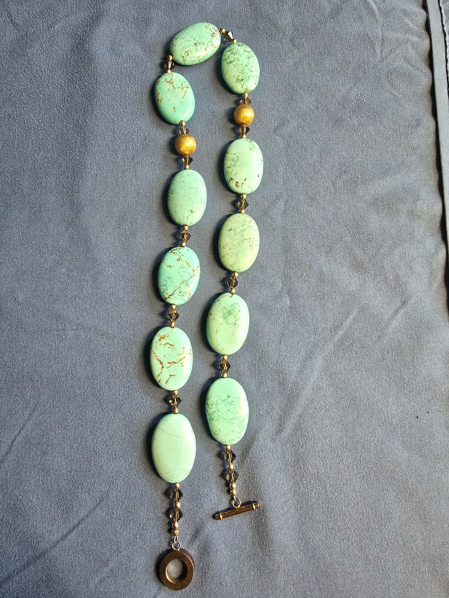 VINTAGE NATURAL TURQUOISE NECKLACE