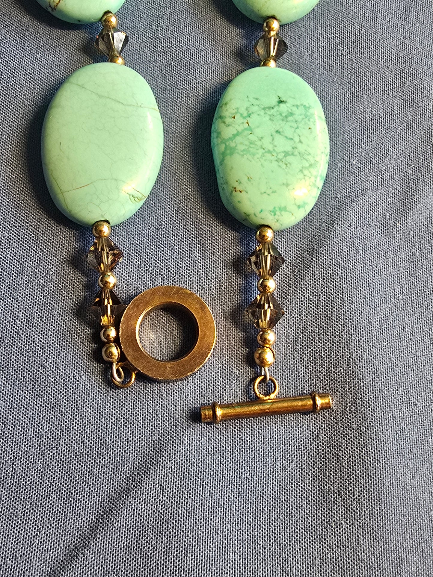 VINTAGE NATURAL TURQUOISE NECKLACE