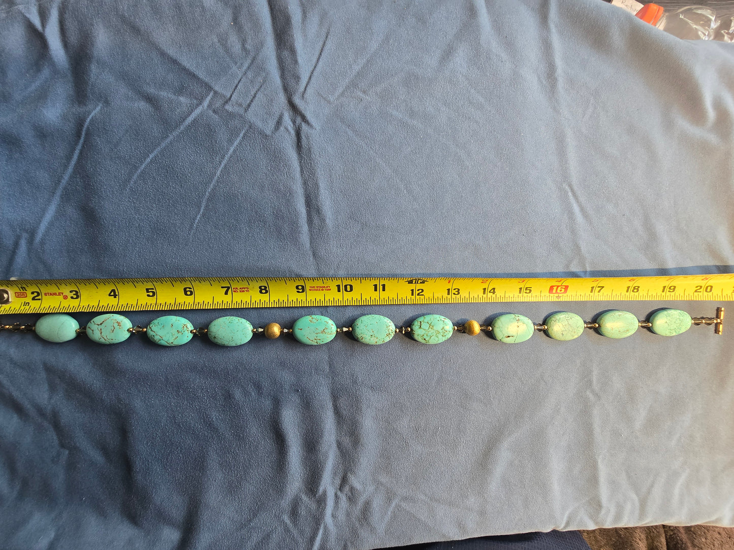 VINTAGE NATURAL TURQUOISE NECKLACE