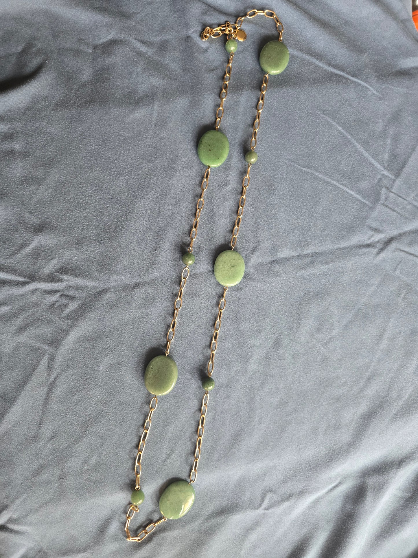 vintage natural stone Ralph Lauren necklace
