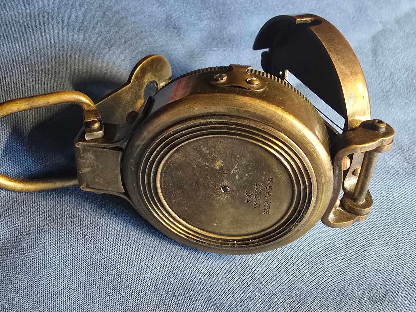 VINTAGE RARE WW1 WAYNE E HARRYS LONDON 1914 COMPASS