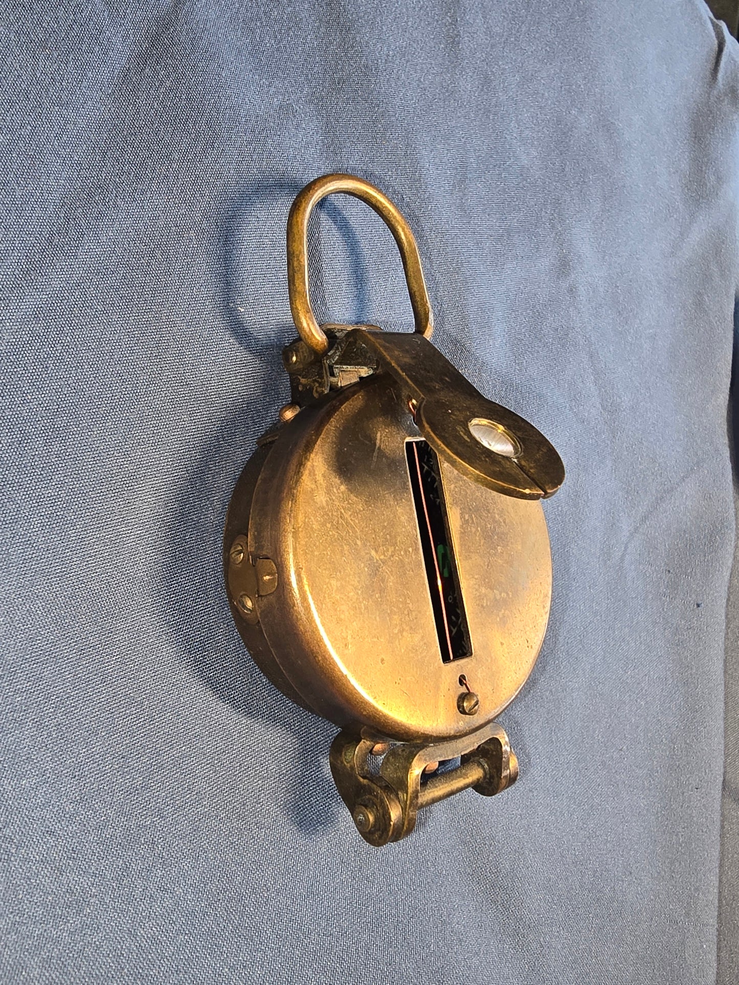 VINTAGE RARE WW1 WAYNE E HARRYS LONDON 1914 COMPASS