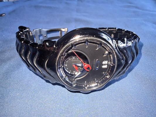VINTAGE BEAUTIFUL CONDITION "OAKLEY JUDGE STEALTH" WRISTWATCH