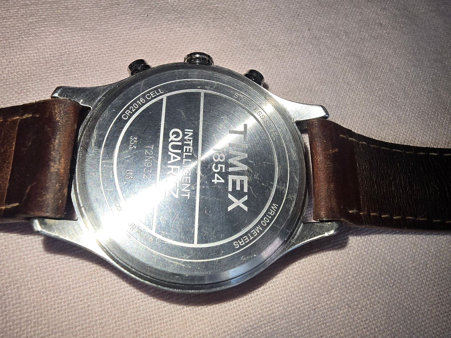 Vintage Timex Intelligent Fly-Back Chronograph Wristwatch