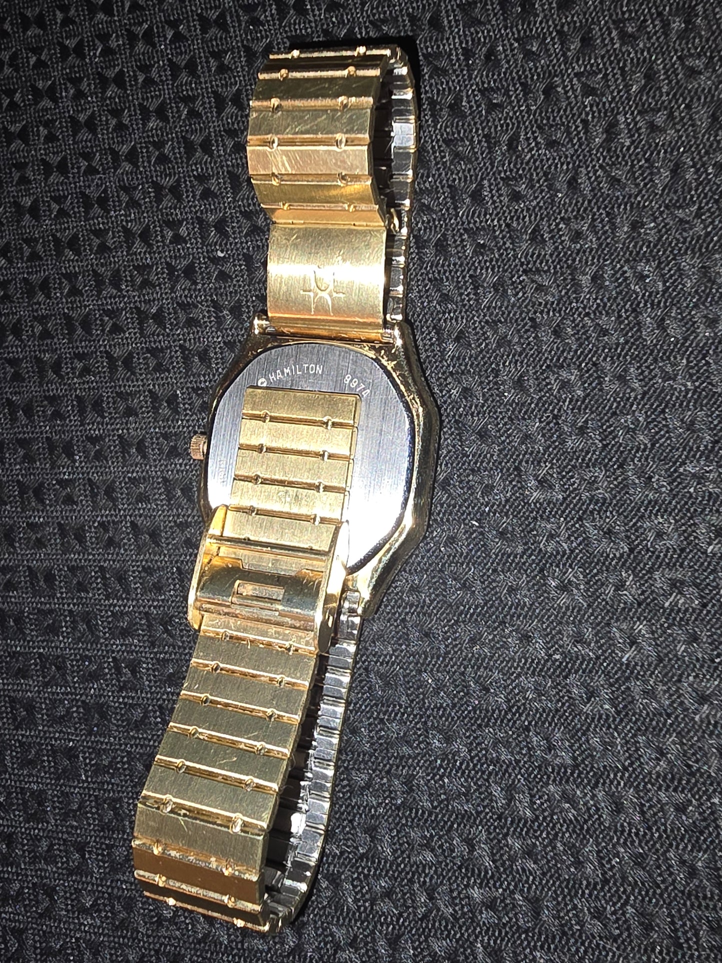 Vintage Hamilton model 9974 day-date wristwatch