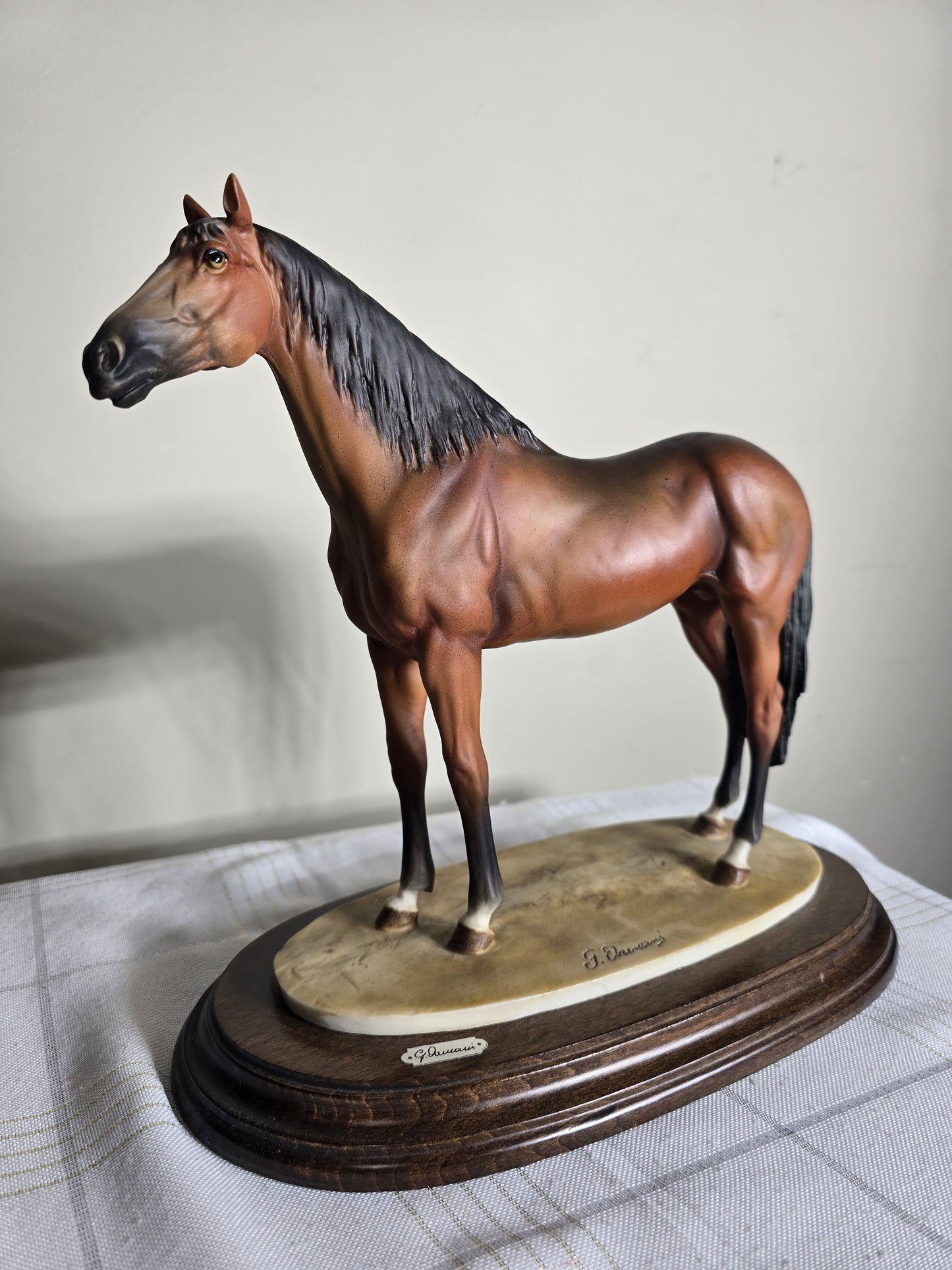 Vintage Giuseppe Armani porcelain horse