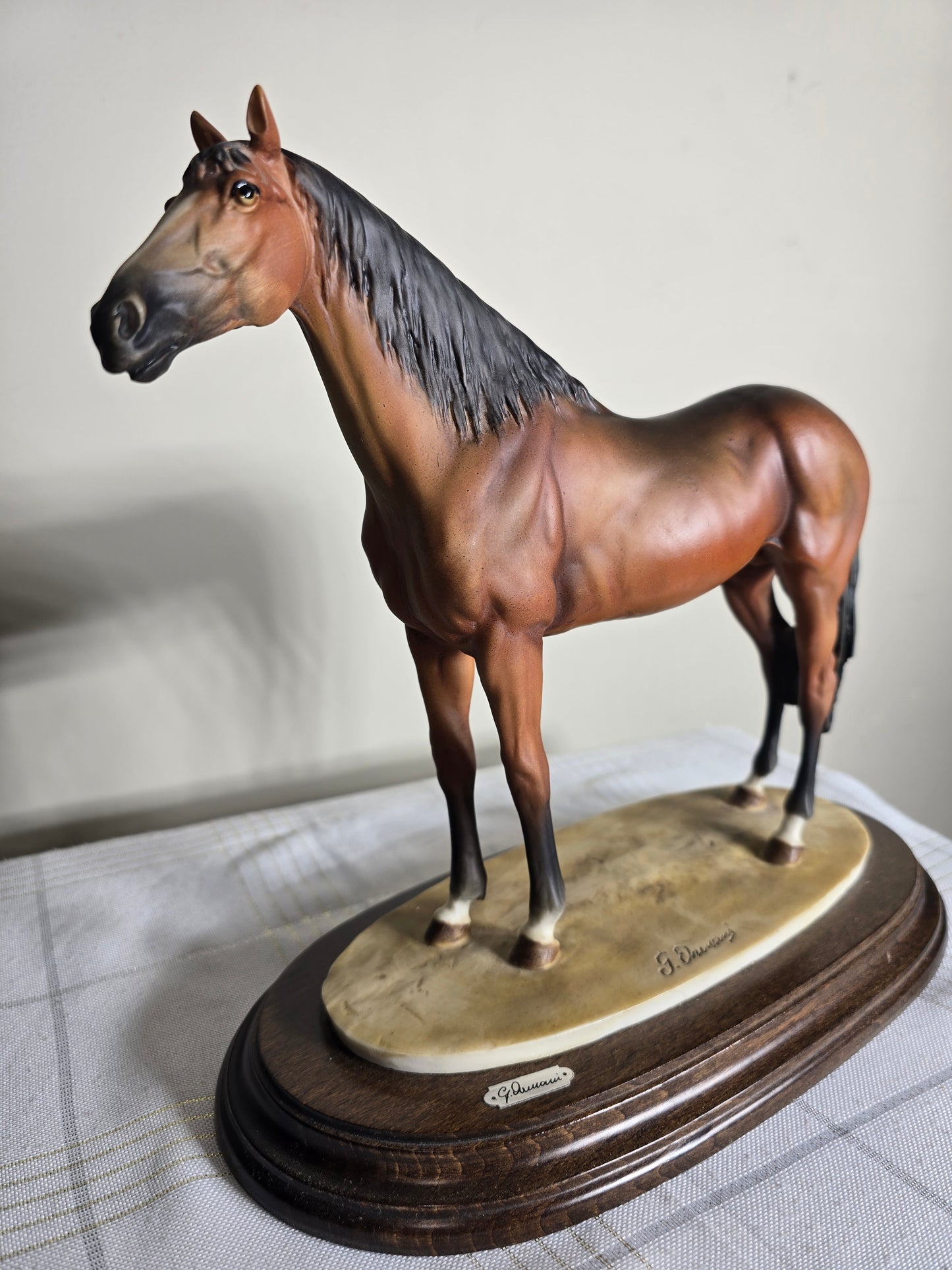 Vintage Giuseppe Armani porcelain horse