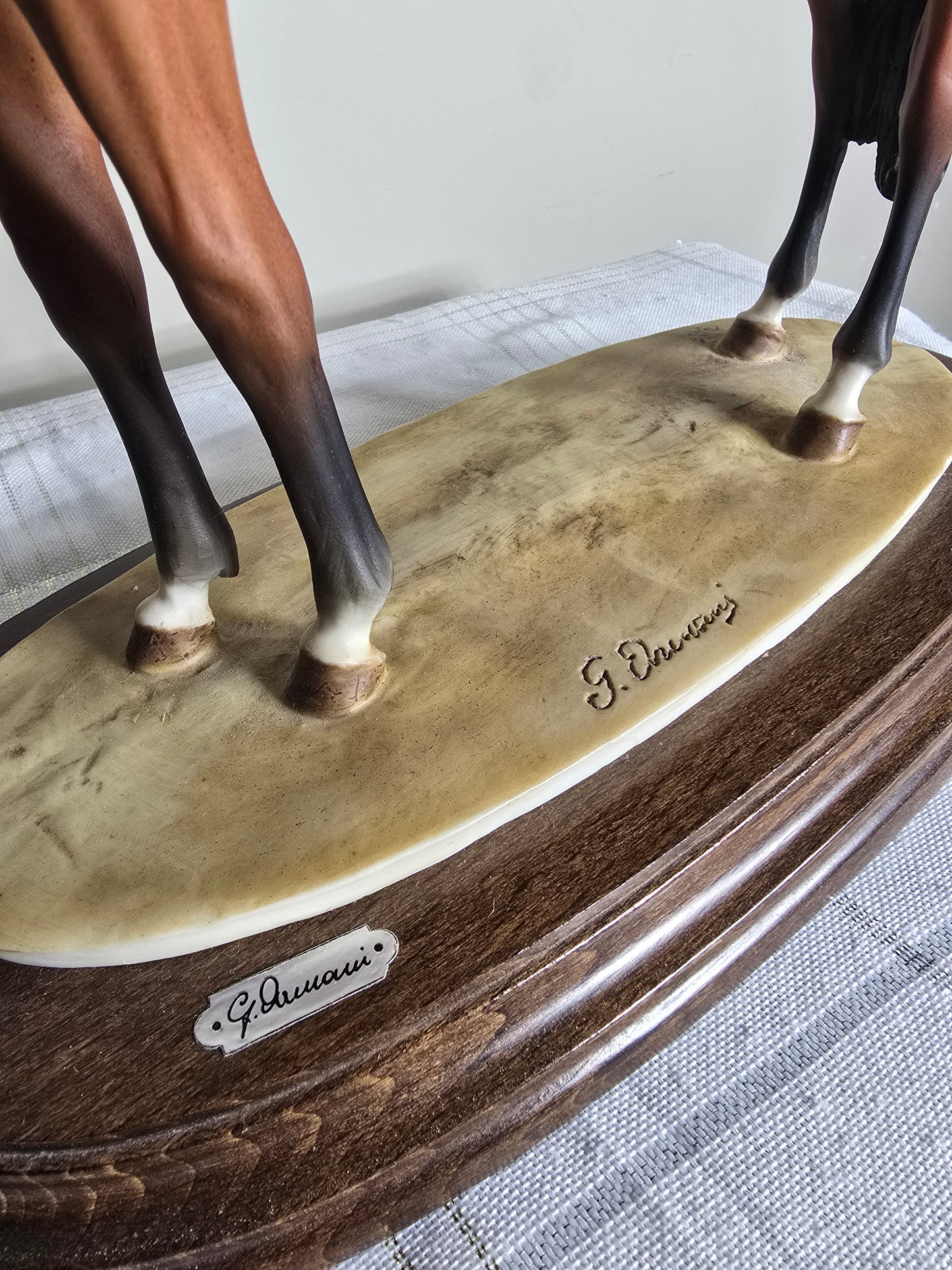 Vintage Giuseppe Armani porcelain horse
