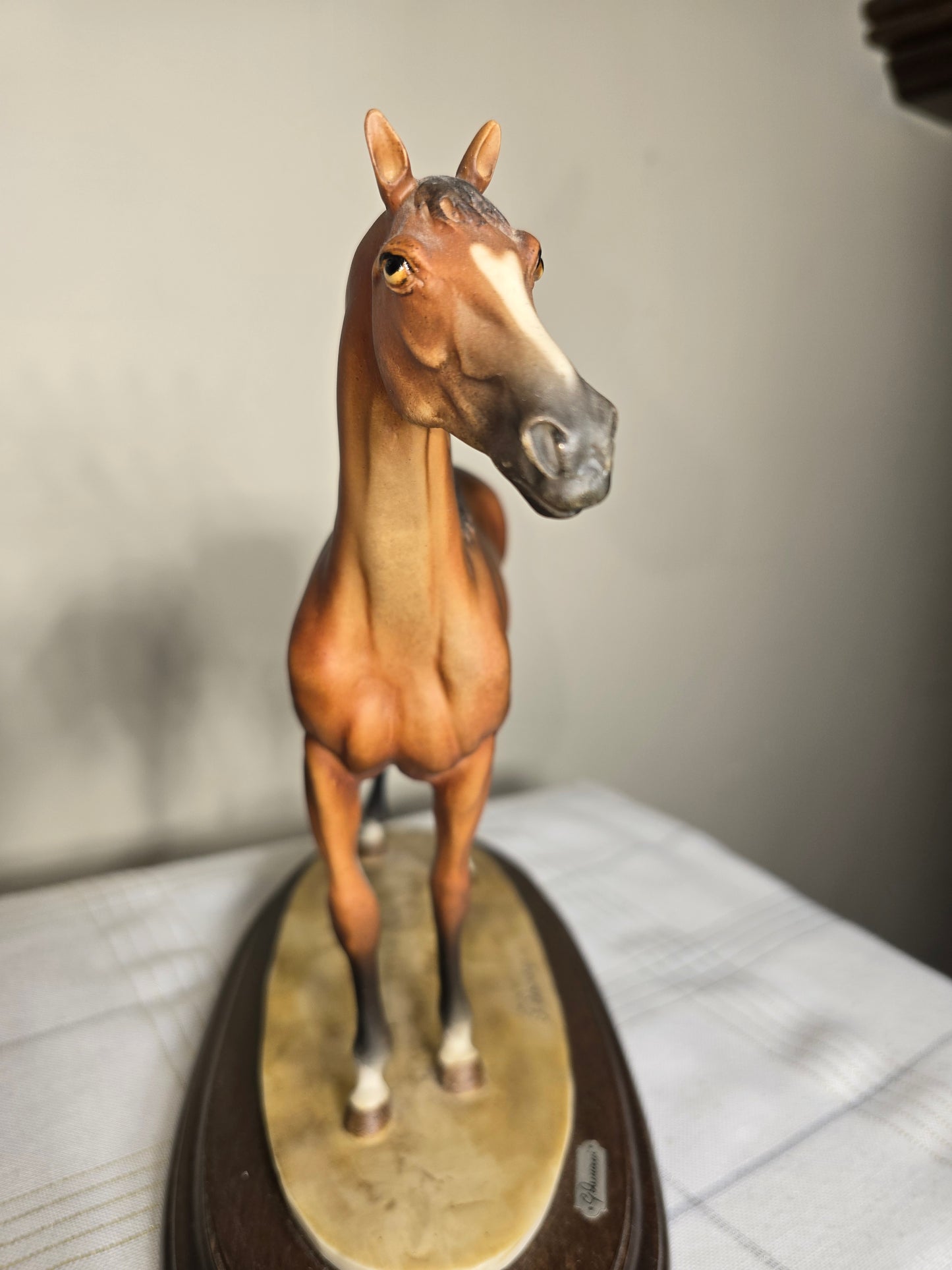 Vintage Giuseppe Armani porcelain horse