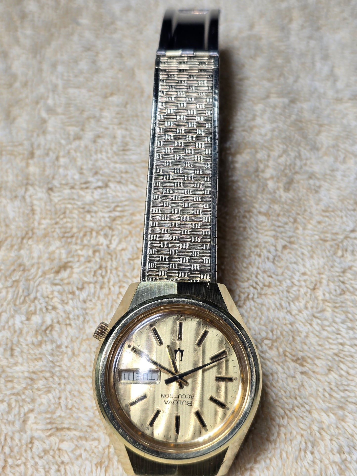 Vintage 70's Bulova Accutron Tuning Fork Wristwatch