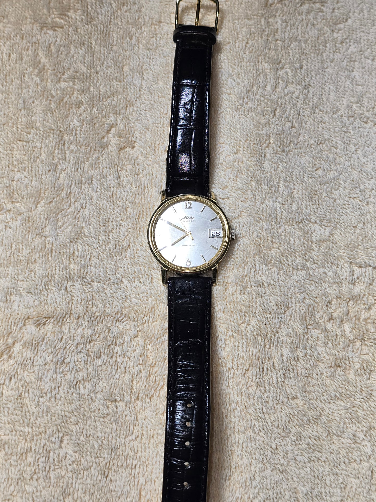 Vintage  Mido Multifort Powerwind automatic wristwatch