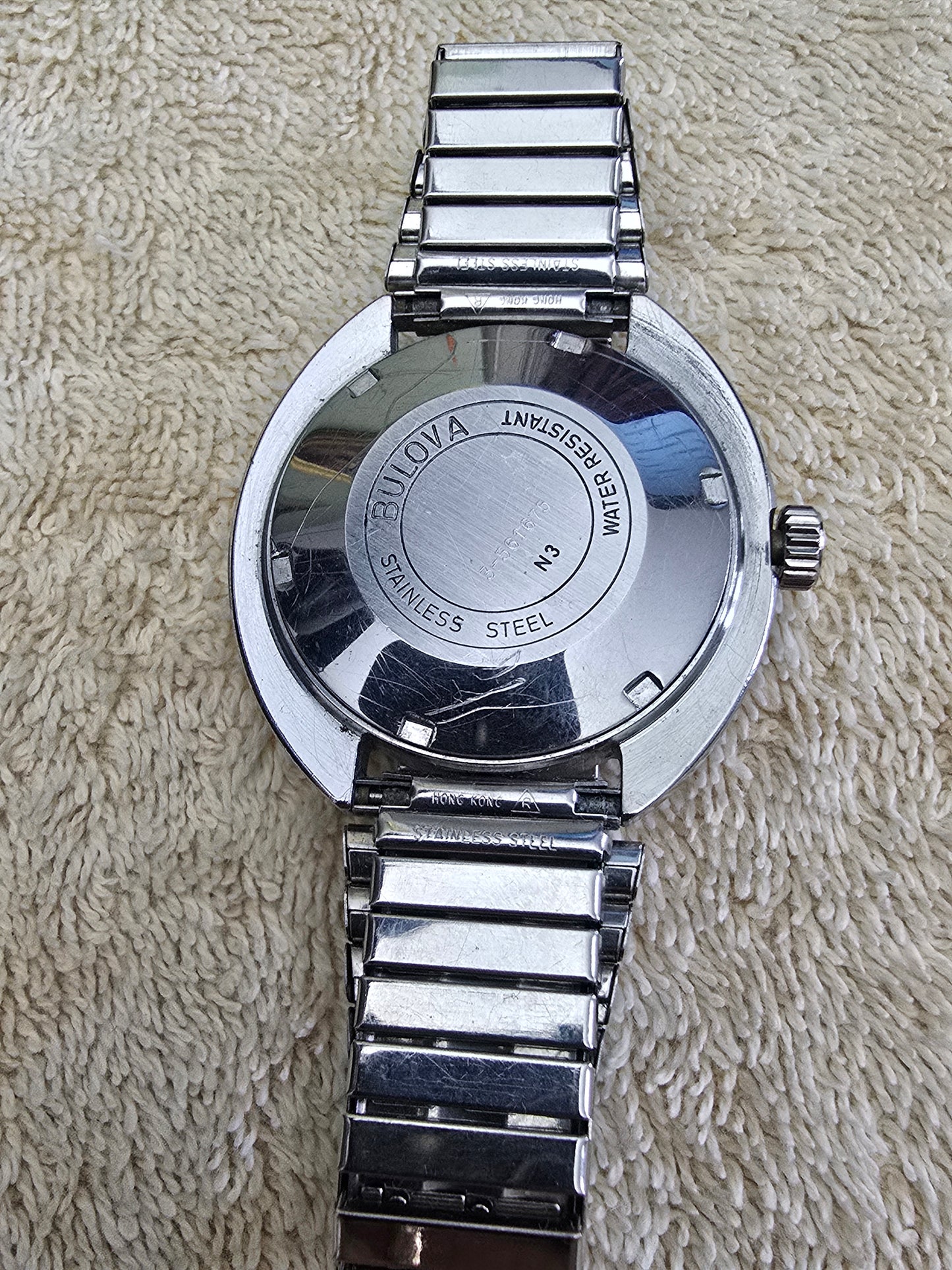 Vintage Bulova N3 17 Jewels Automatic Day Date Wristwatch
