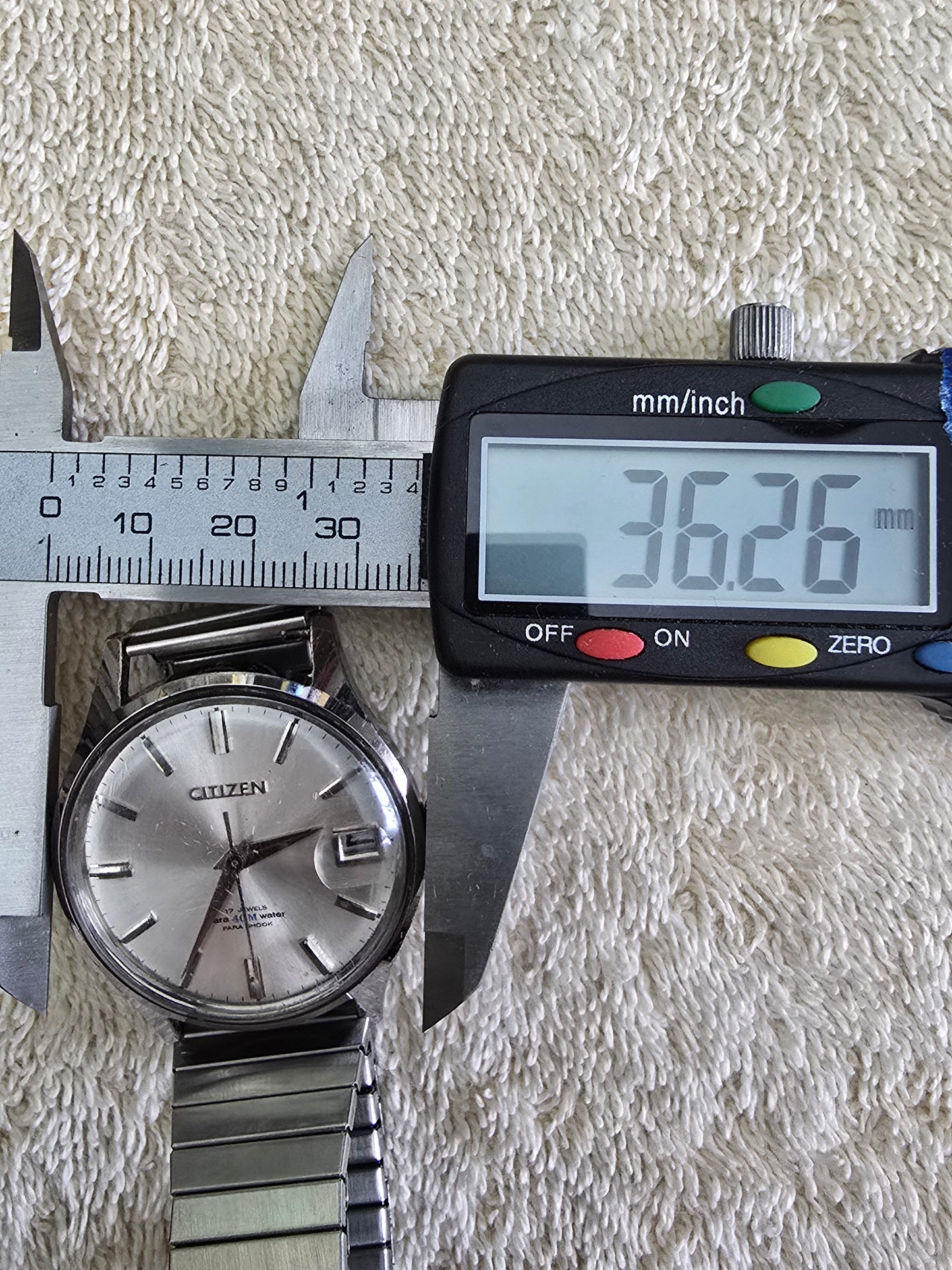Vintage Citizen Homer Date wristwatch