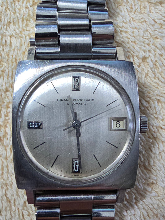 Vintage Scarce Girard Perregaux Gyromatic automatic wristwatch