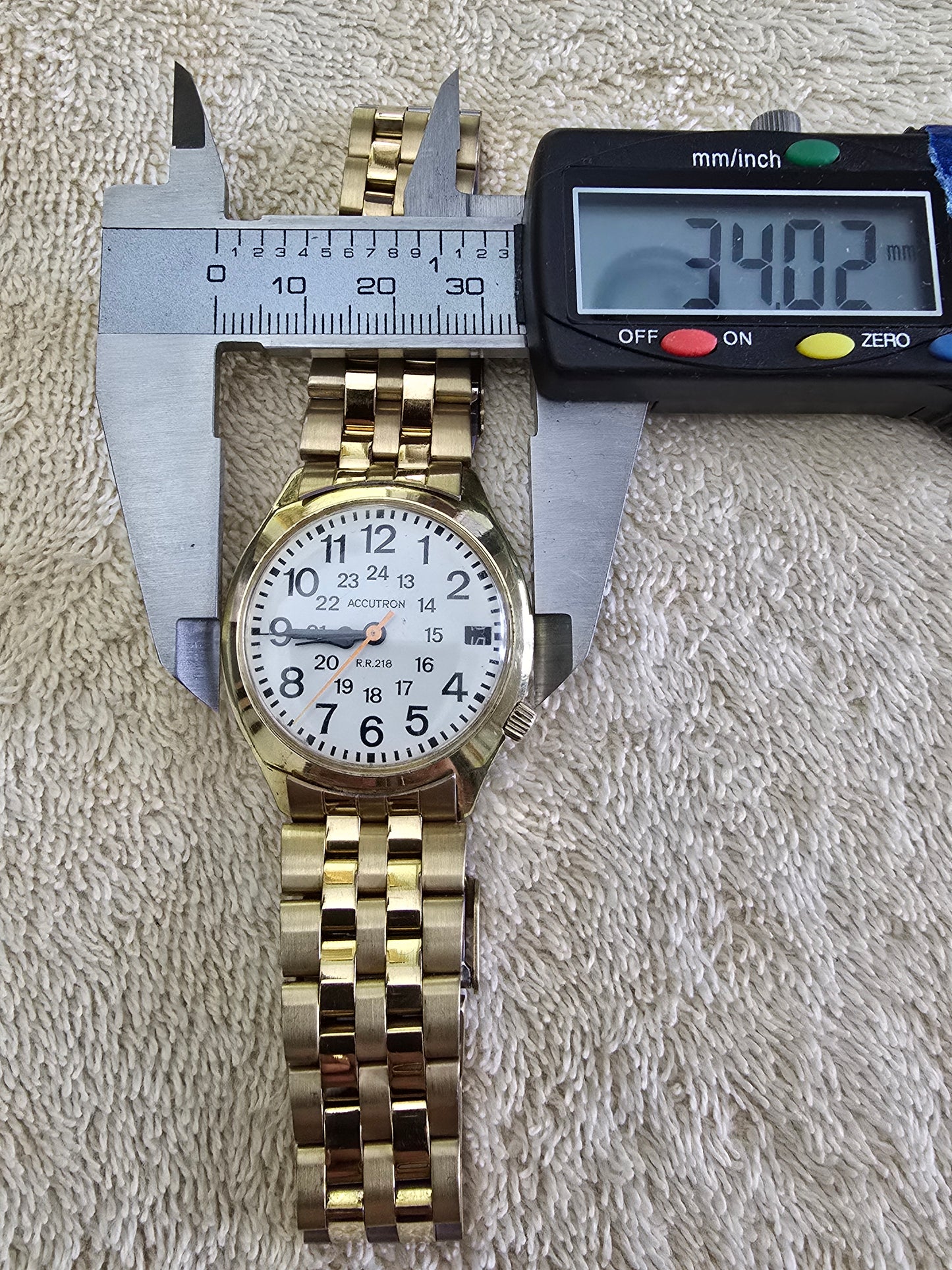 Vintage Bulova Accutron Railroad reference 218 "RARE"