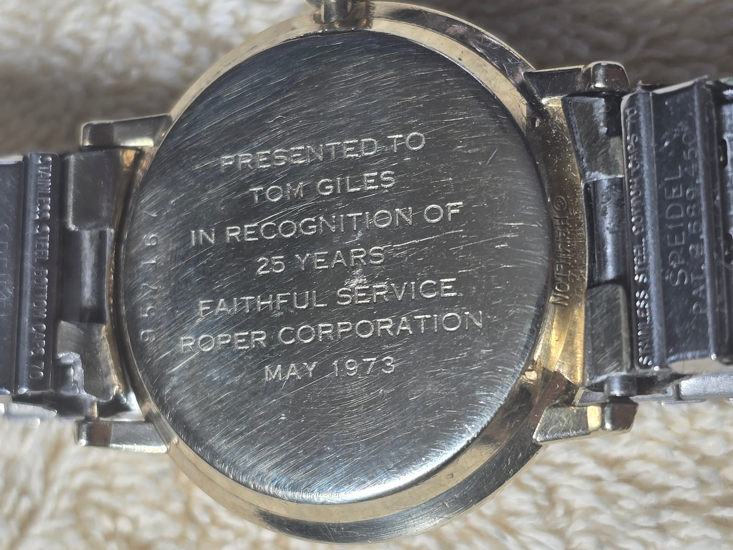 Vintage Hamilton thin-o-matic 10kgp automatic wristwatch