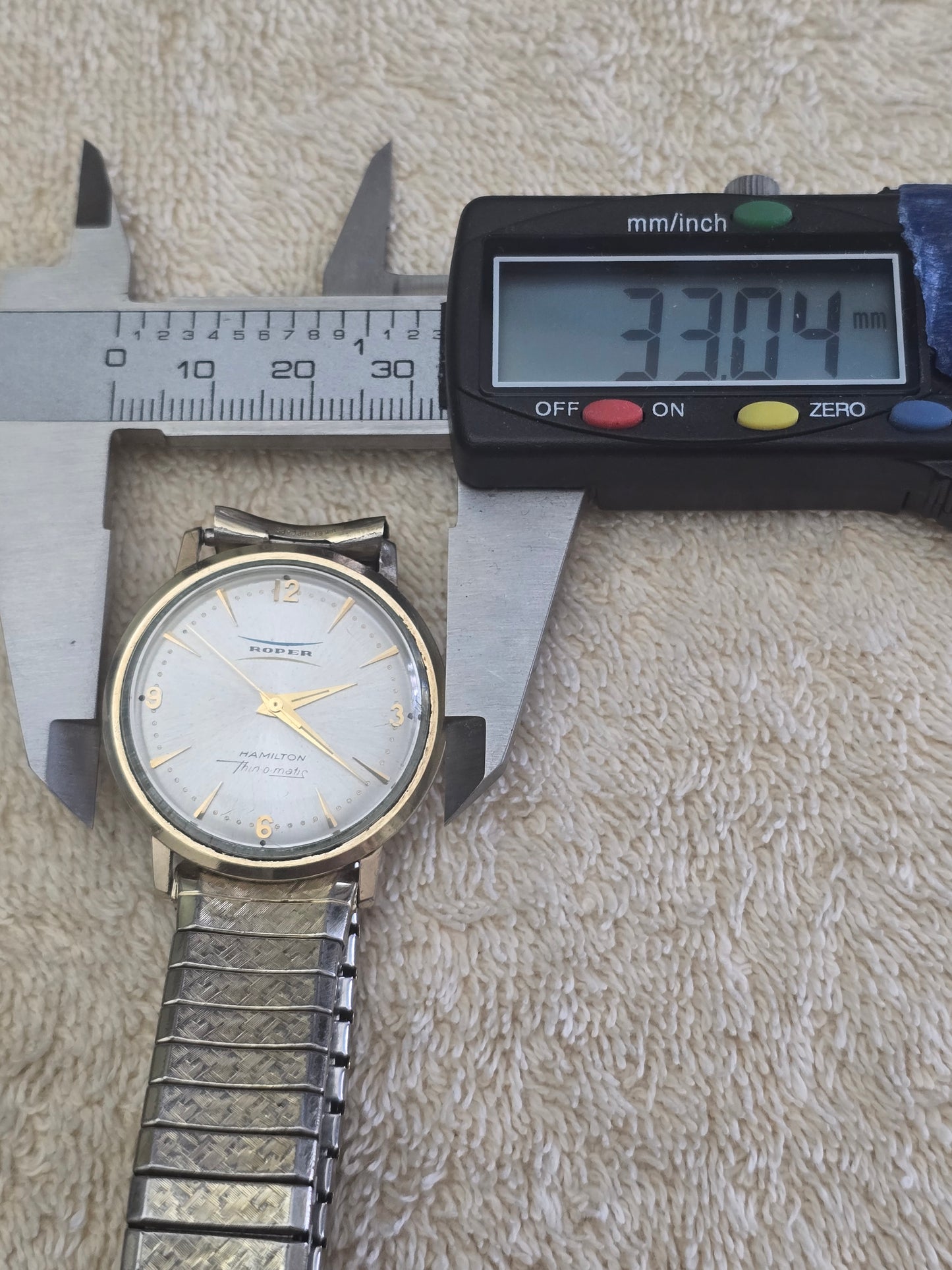 Vintage Hamilton thin-o-matic 10kgp automatic wristwatch