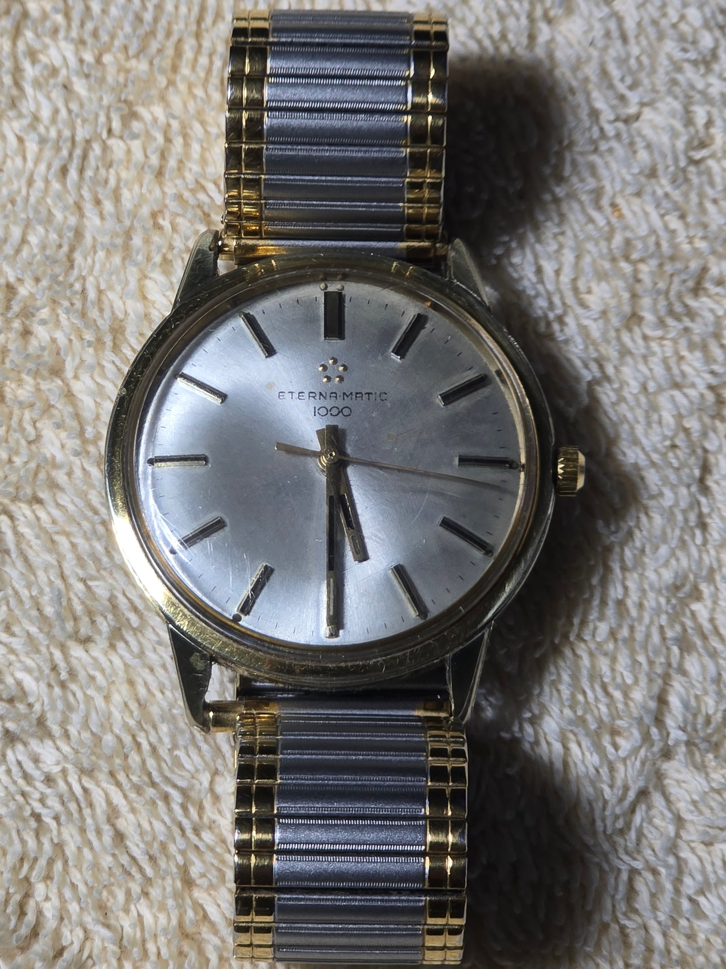 Vintage Eterna=Matic 1000 1960's 14K Gold Capped, Automatic