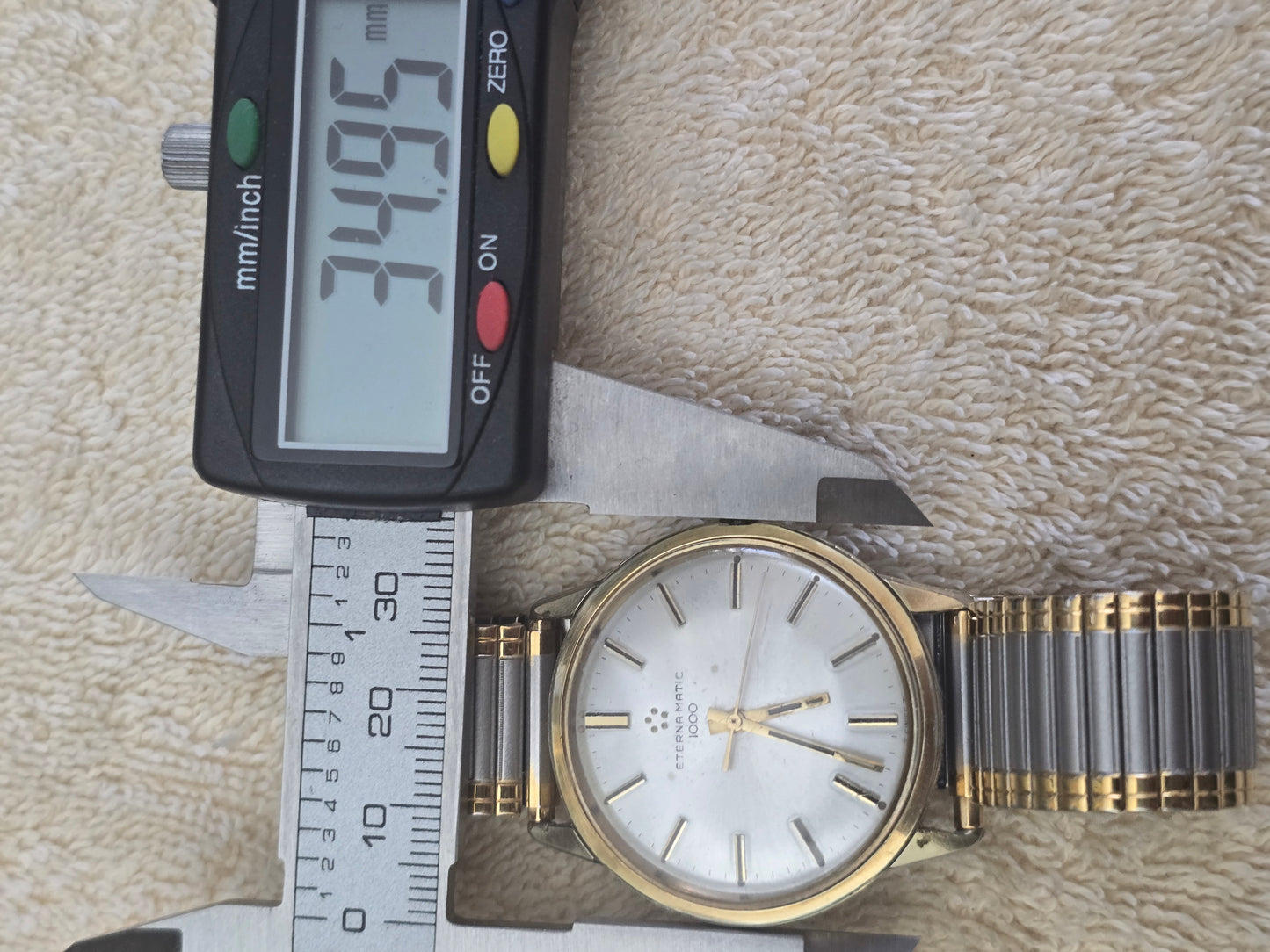 Vintage Eterna=Matic 1000 1960's 14K Gold Capped, Automatic