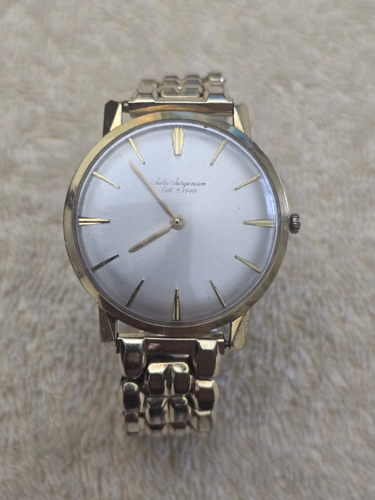 Vintage Jules Jurgensen 18k solid gold 1960's