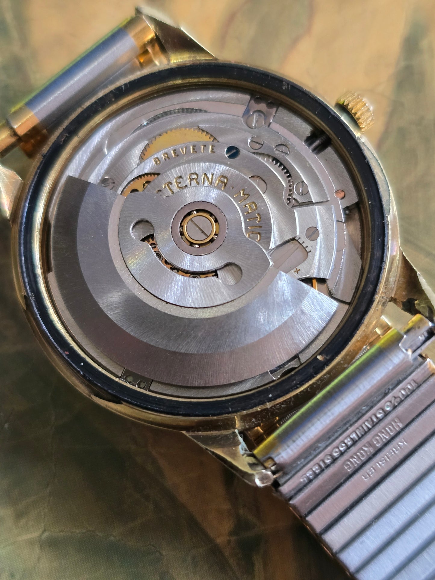 Vintage Eterna=Matic 1000 1960's 14K Gold Capped, Automatic