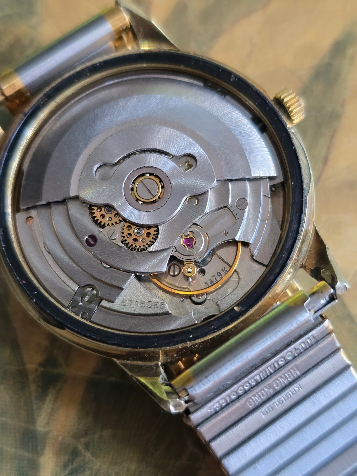 Vintage Eterna=Matic 1000 1960's 14K Gold Capped, Automatic