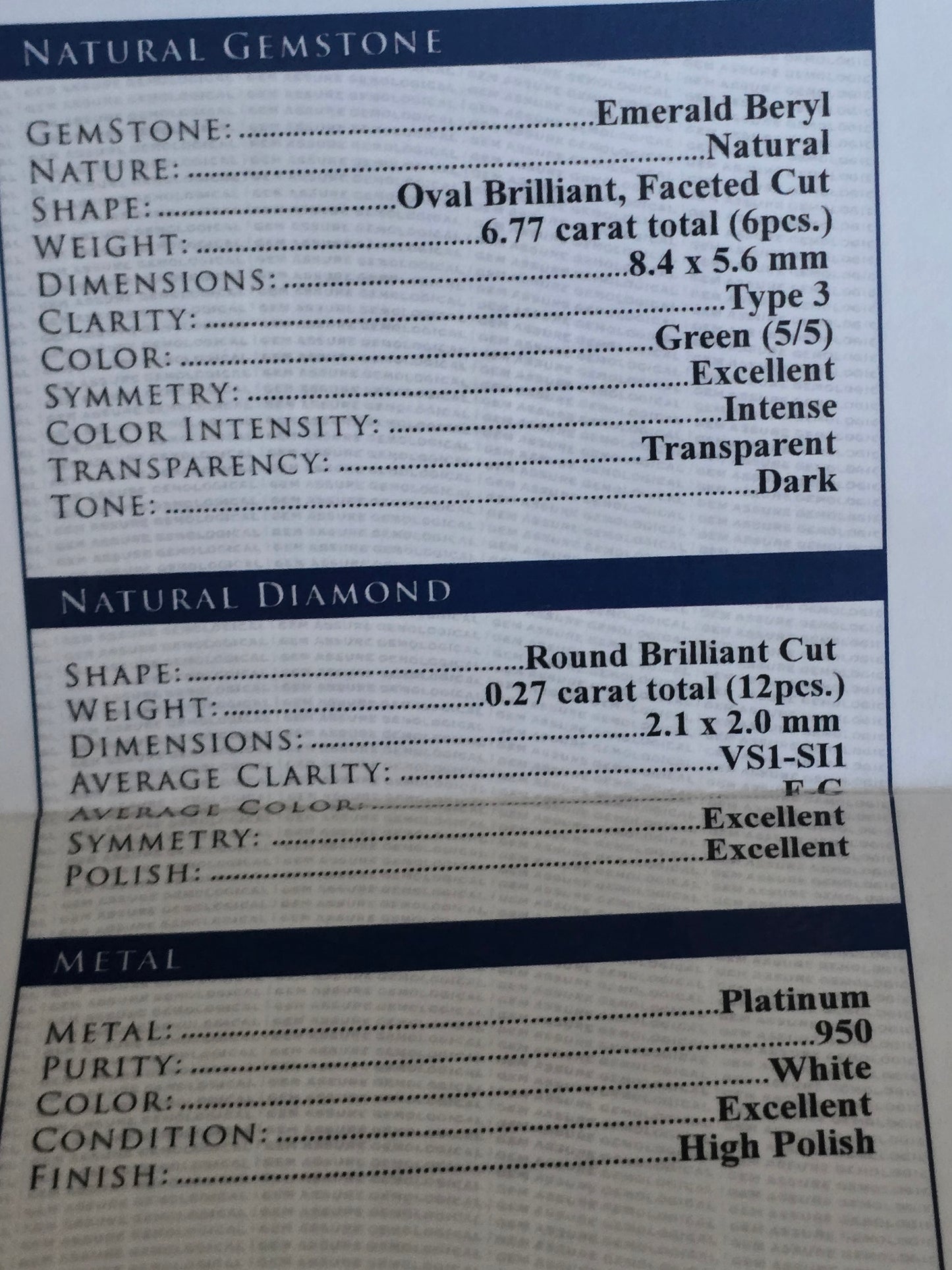 NEW 6.77 carats, Platinum drop earrings with oval cut Emeralds Beryl and round brilliant diamonds