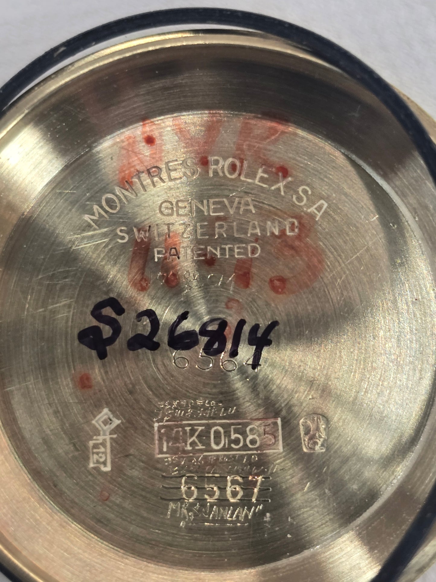 SCARSE ROLEX OYSTER PERPETUAL 14KYG (CIRCA 1959) REF 6564