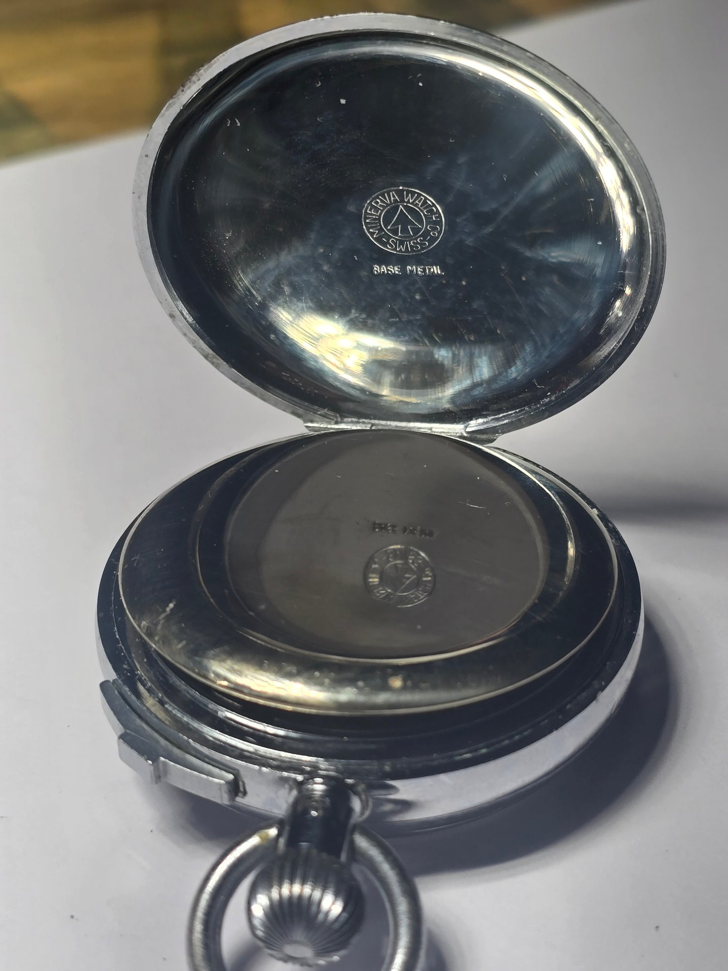 Mentier alarm pocket watch Cesar Renfer Abrecht (Vintage) Swiss made