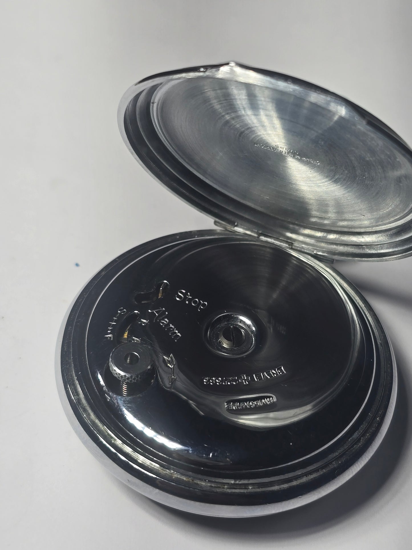 Mentier alarm pocket watch Cesar Renfer Abrecht (Vintage) Swiss made