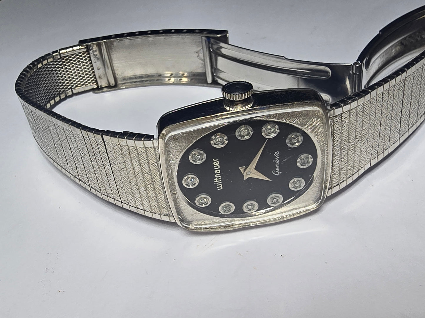 Wittnauer Geneve Diamonds watch "VINTAGE" 10kgf